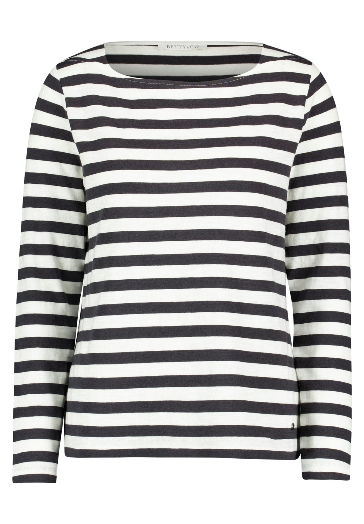 Betty & Co Damen T-Shirts Grey/Cream