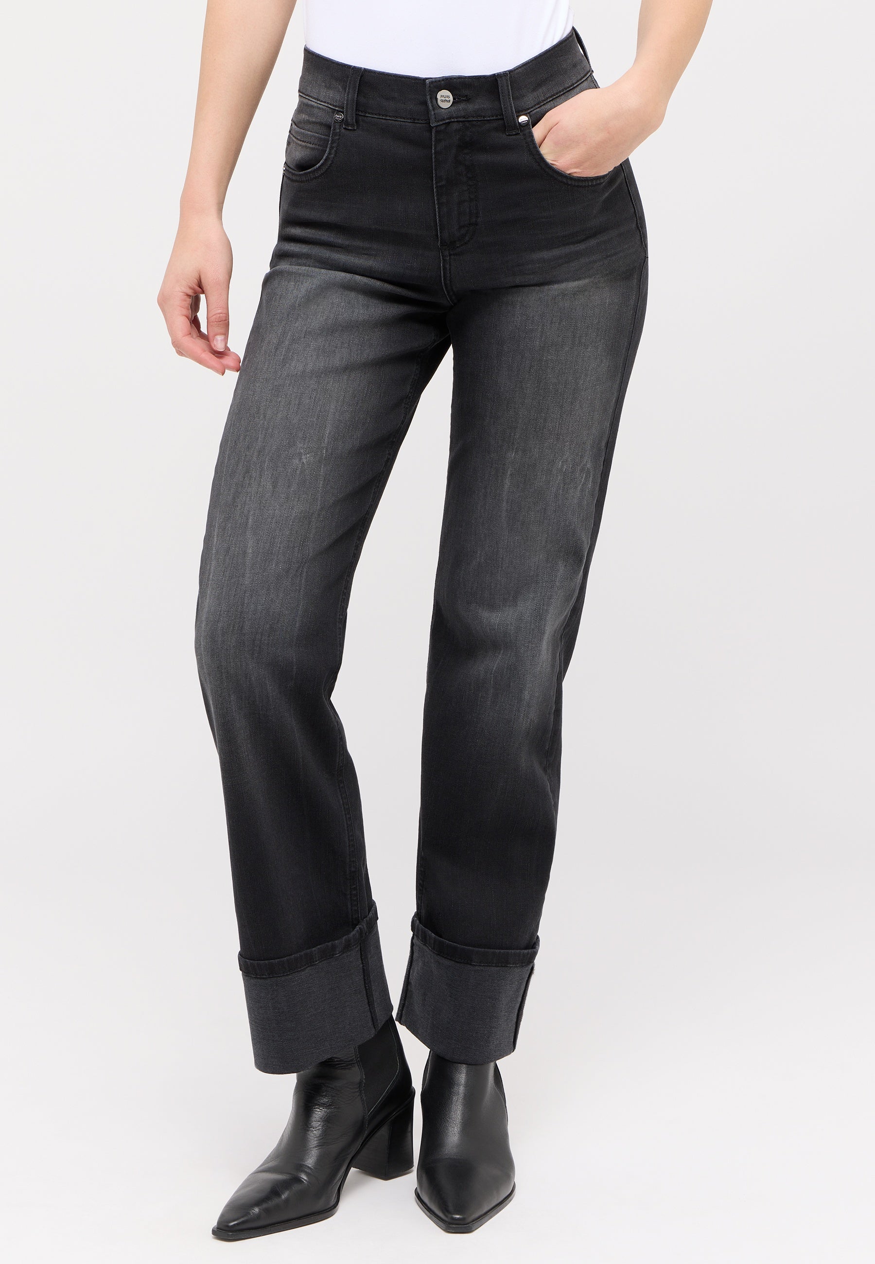 Angels Damen Jeans Anthracite