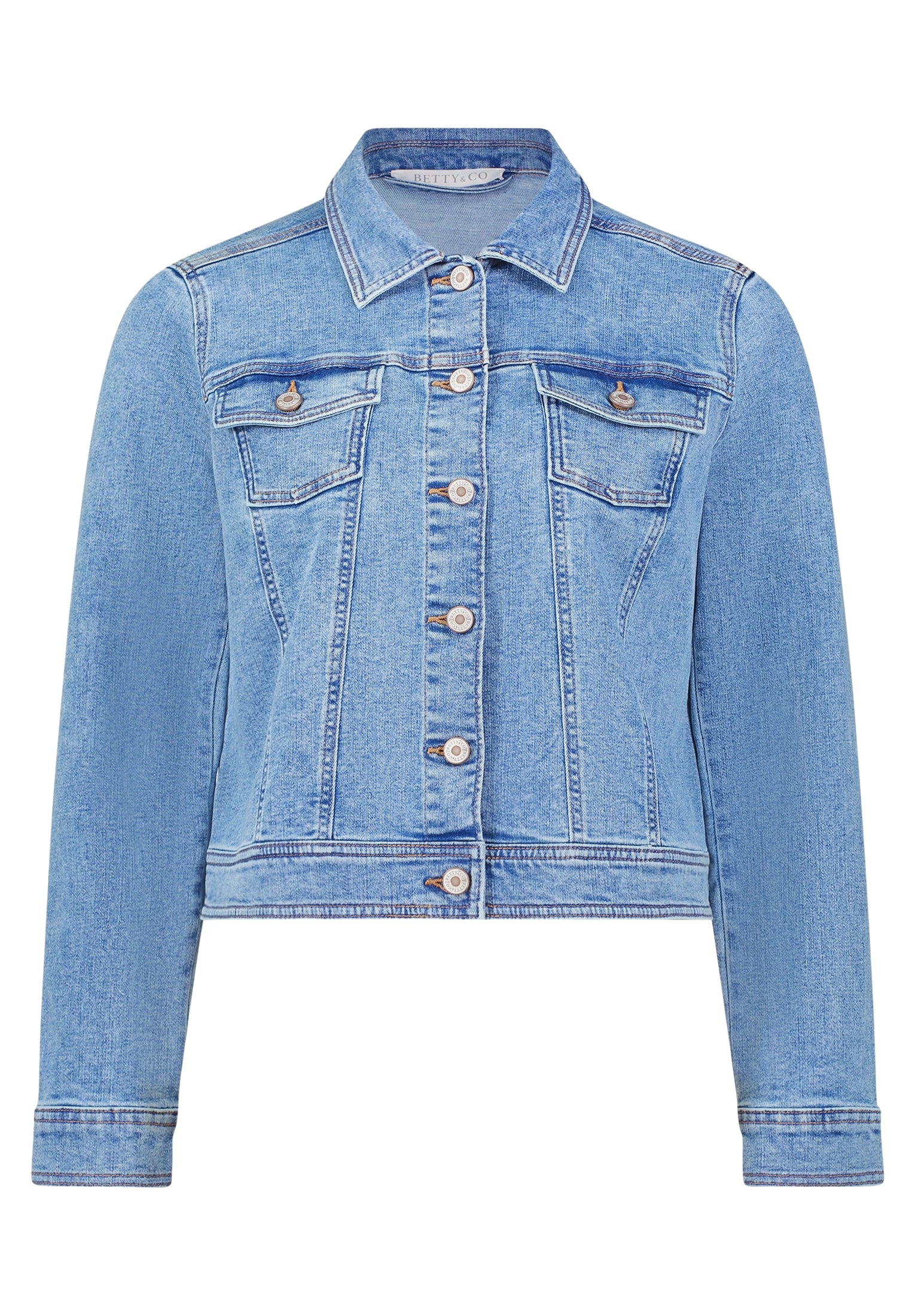 Betty & Co Damen Blazer Light Blue Deni