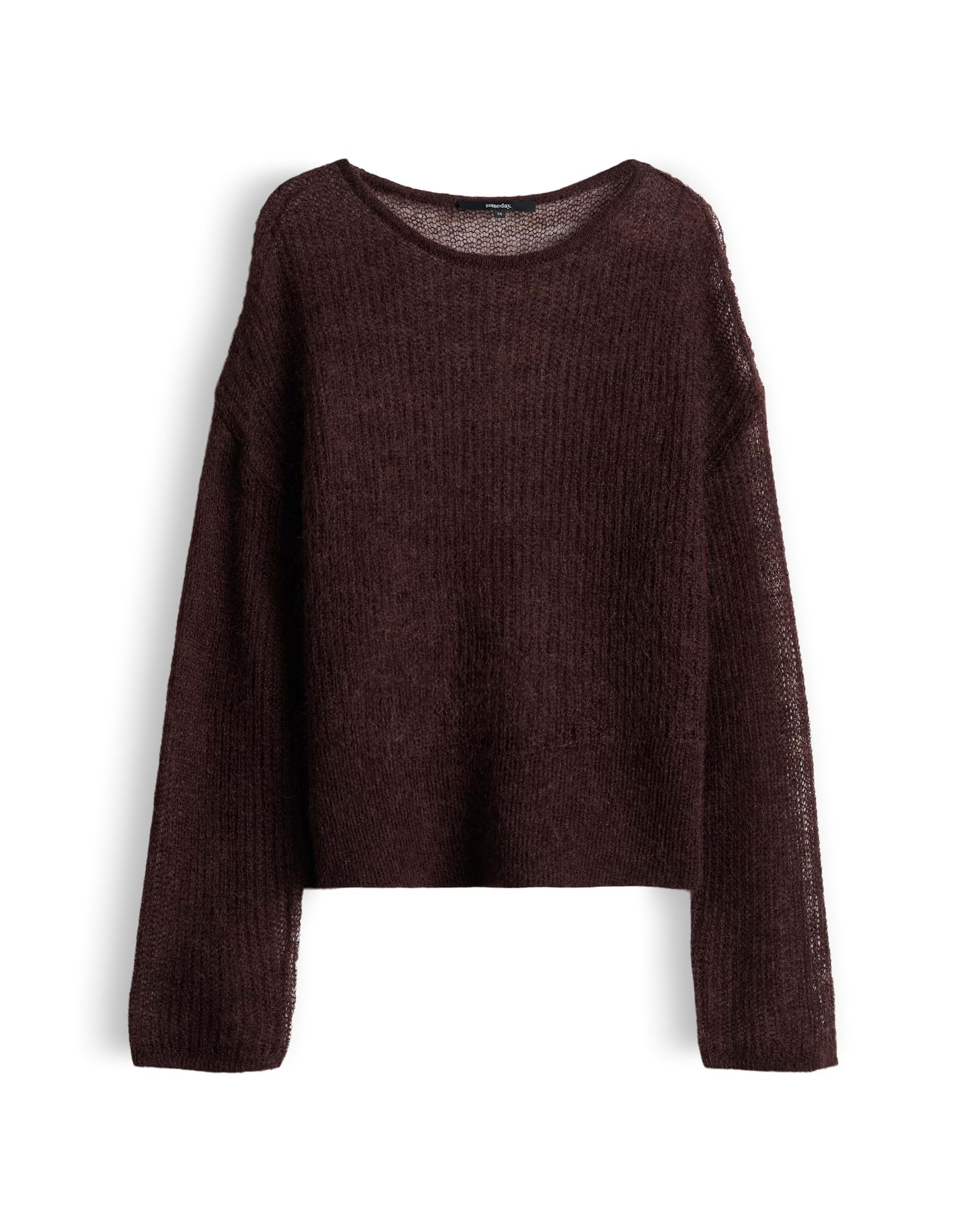 Someday Damen Pullover Mahogany