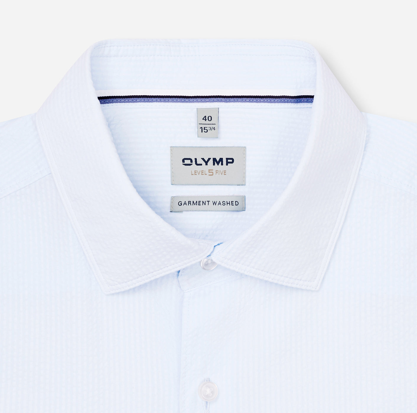 Olymp Herren Hemden lang  Hellblau