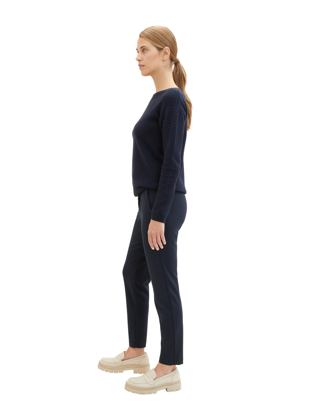 Tom Tailor Damen Hosen Real Navy Blue