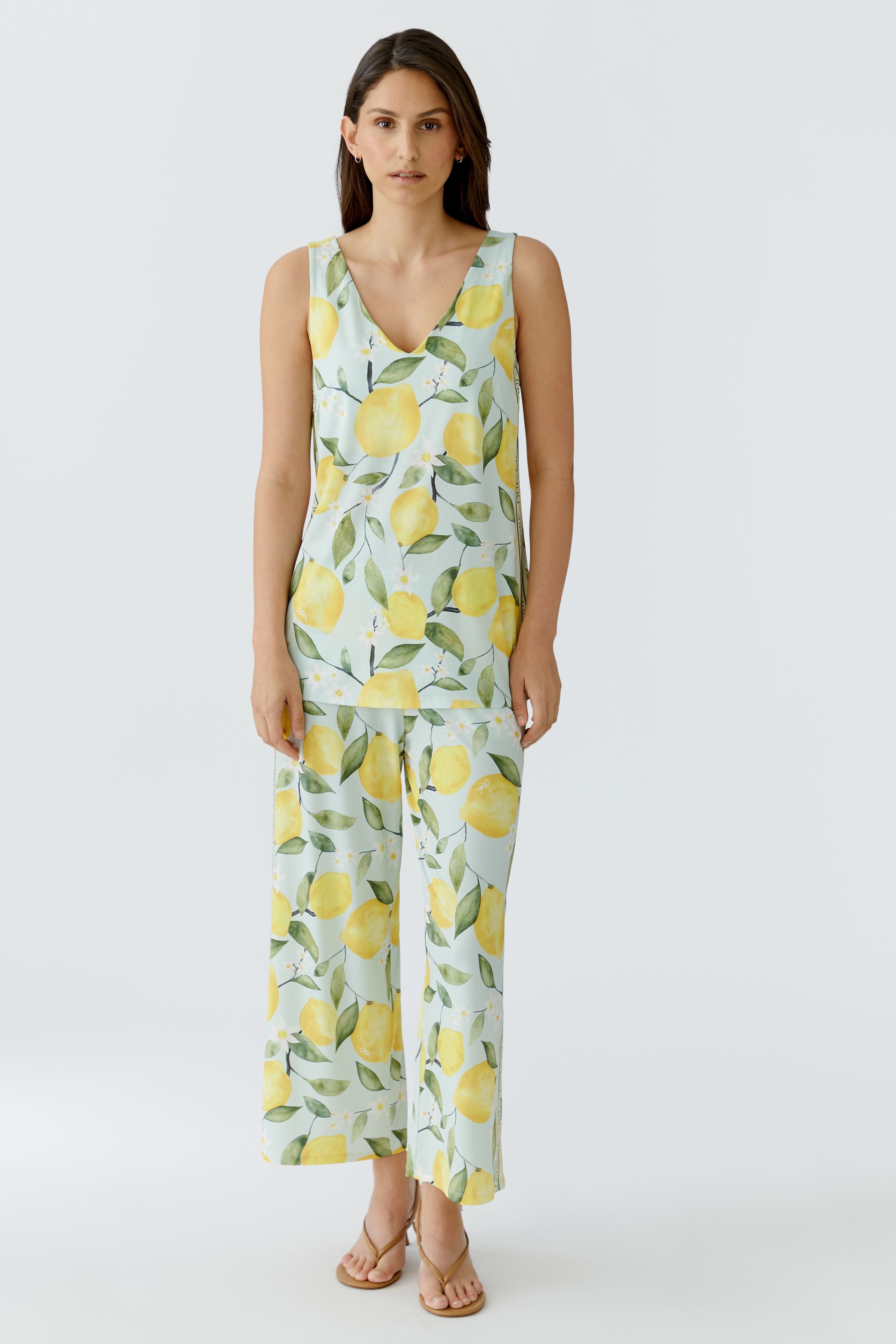 Oui Damen Tops Lt Green Y