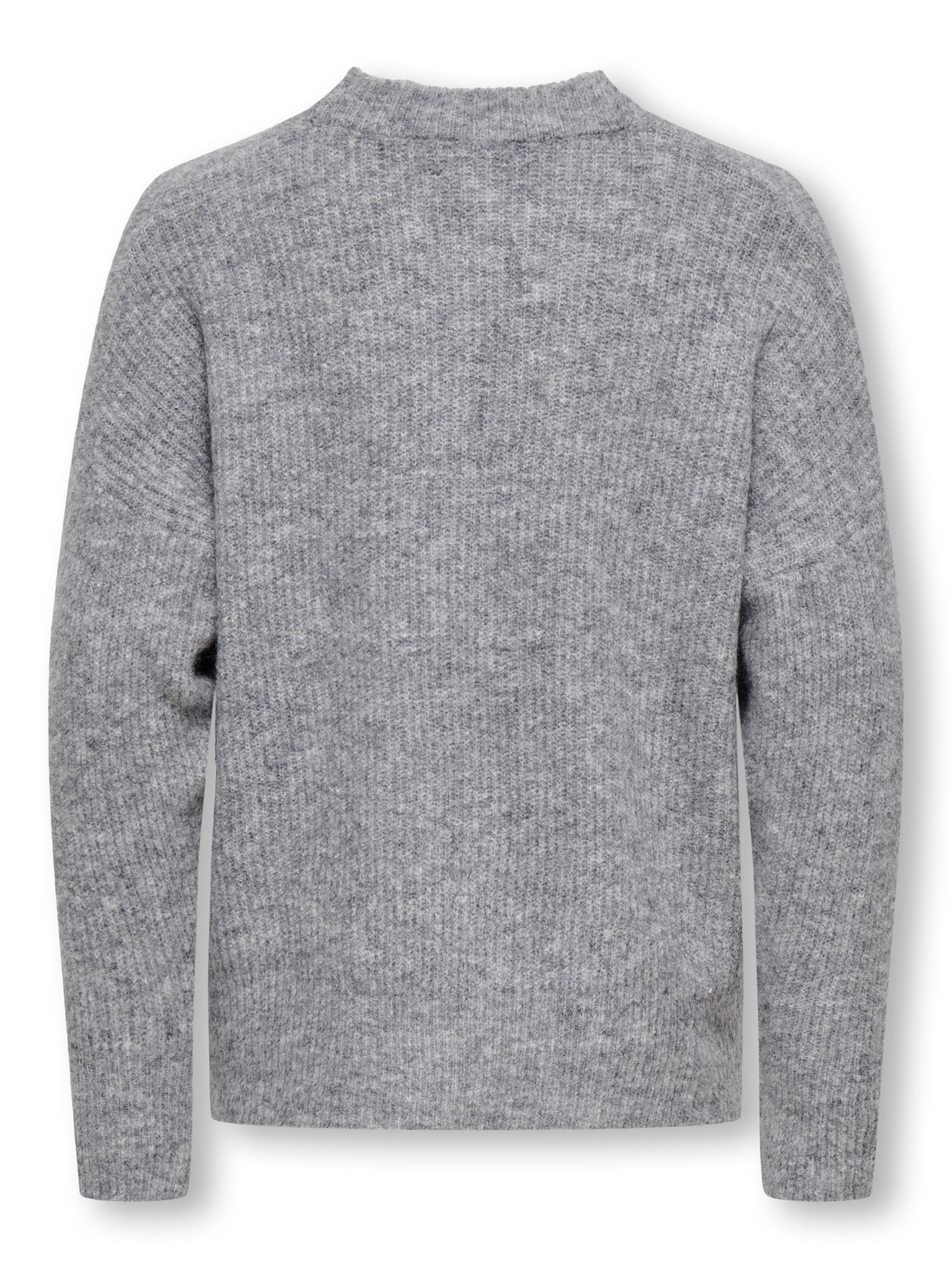 Only Mädchen Pullover & Strickjacken Grey Melange/Pa