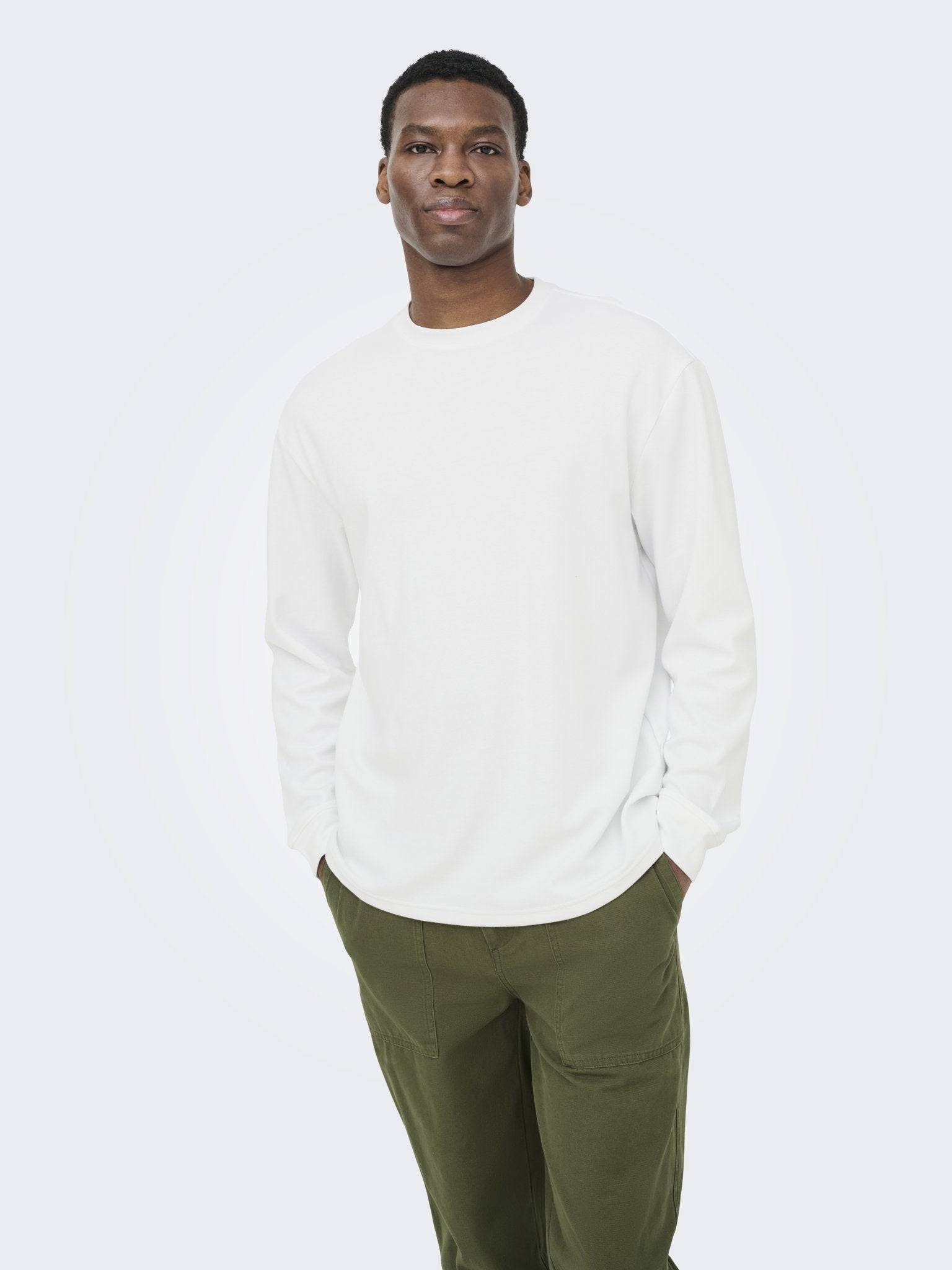 Only & Sons Herren T-Shirts kurz White