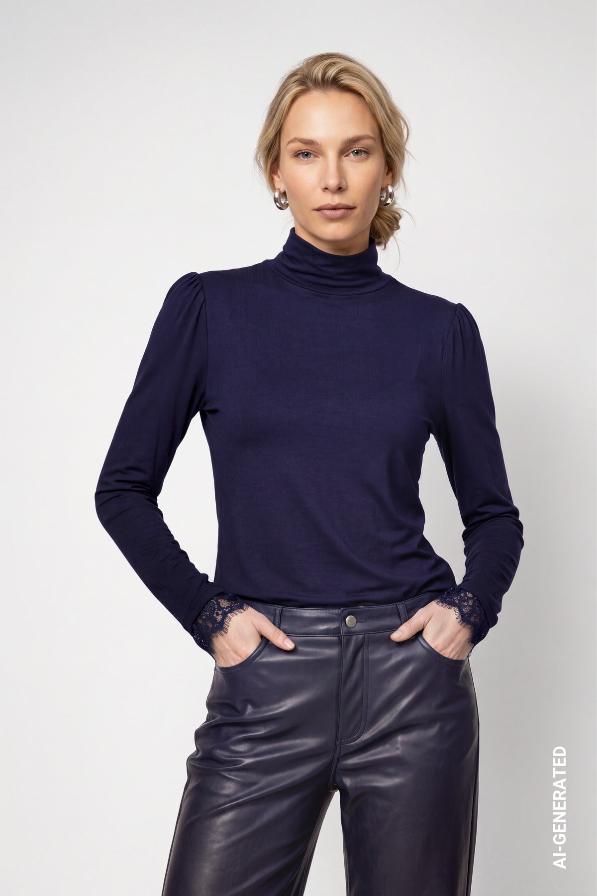 Monari Damen T-Shirts  Dark Blue