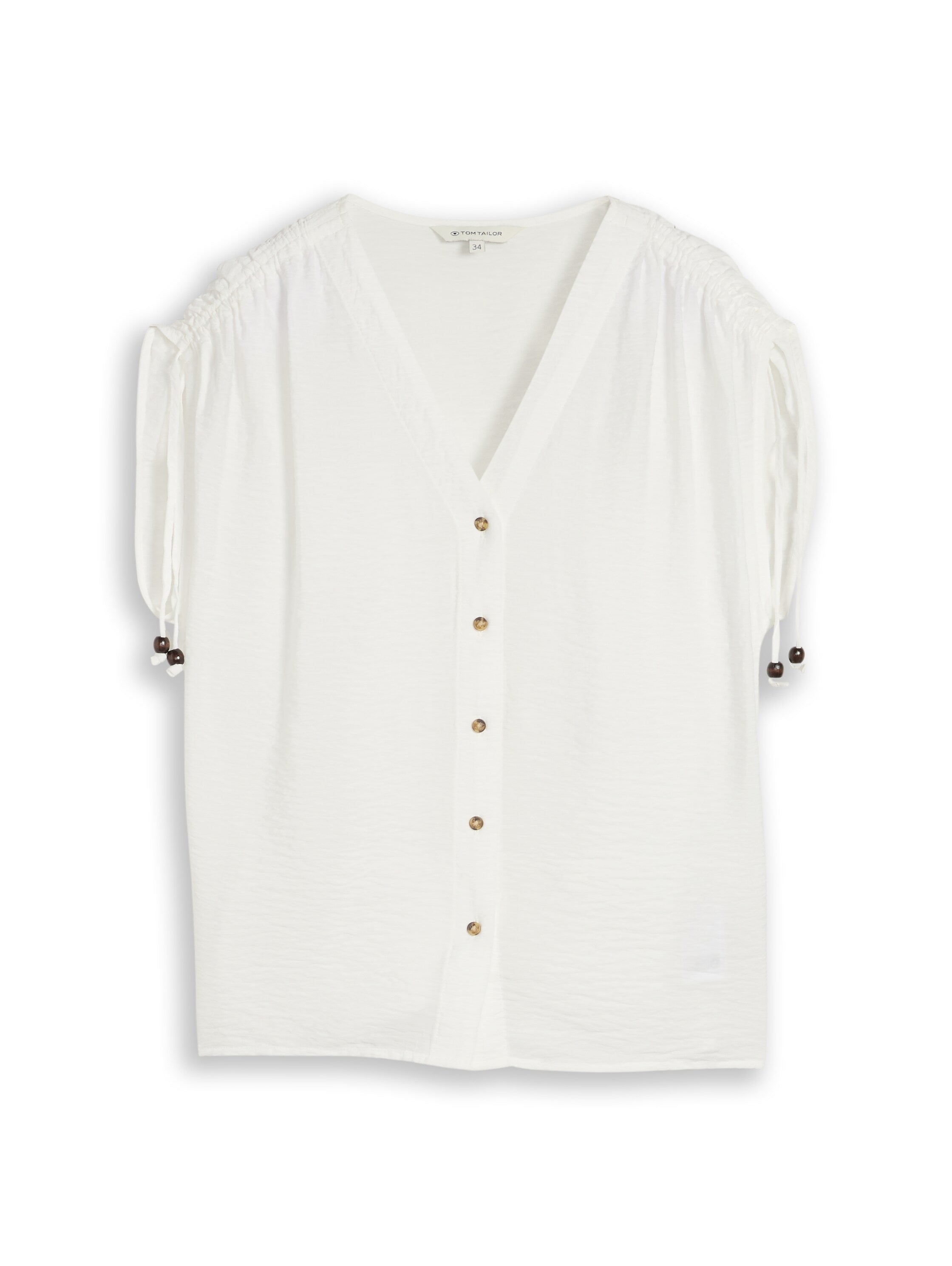 Tom Tailor Damen Blusen Whisper White