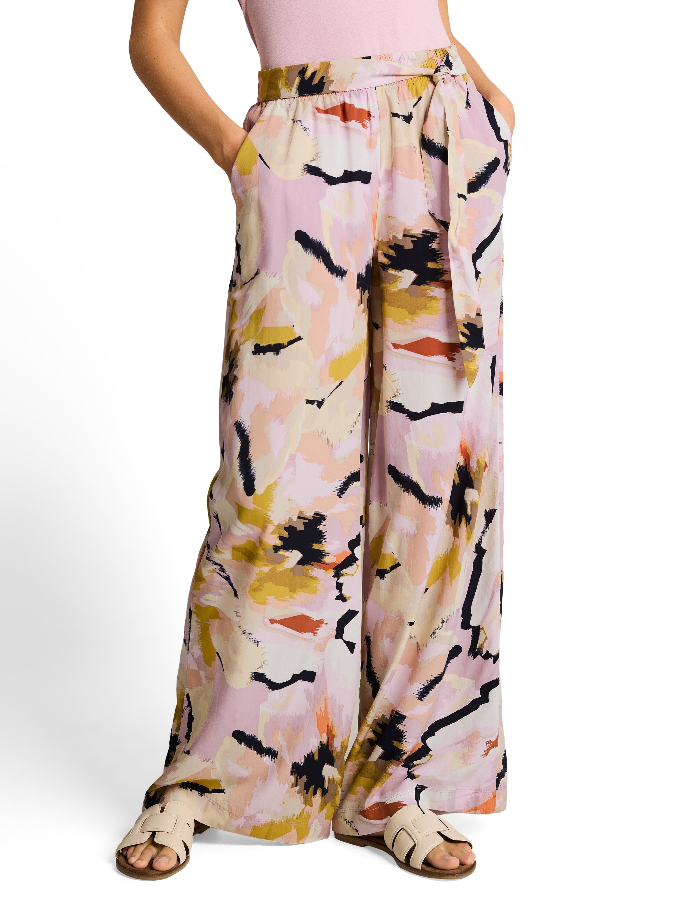 Tom Tailor Damen Hosen Big Abstract Fl