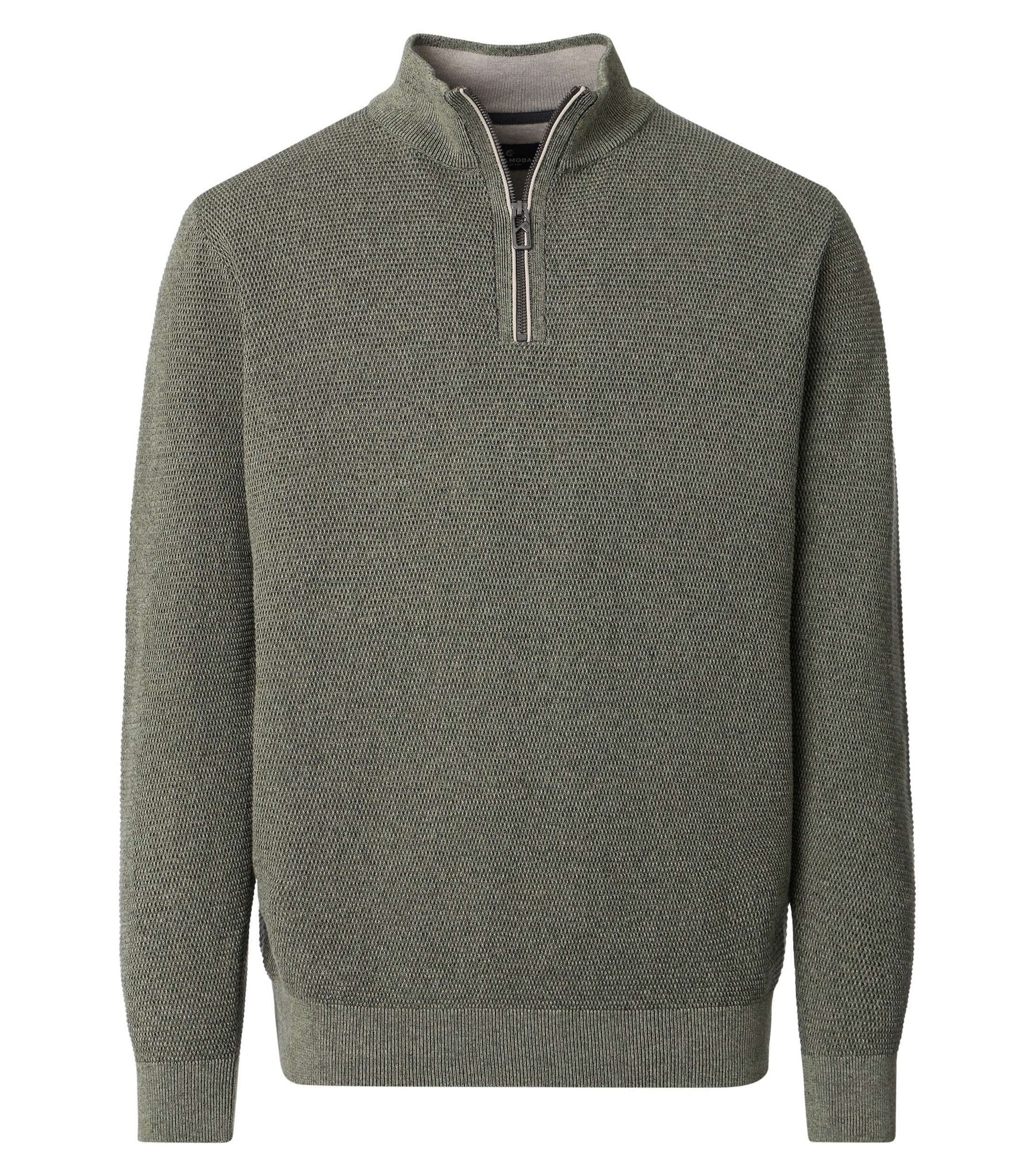 Casa Moda Herren Pullover  Gruen