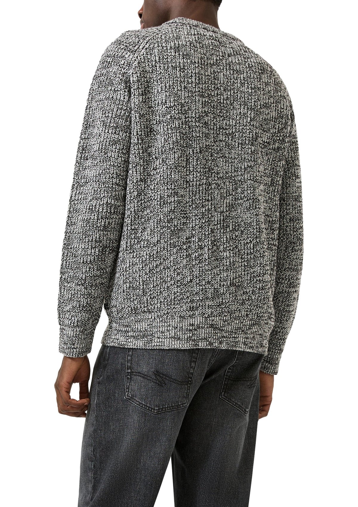 QS by S.Oliver Herren Pullover W Grey/Black