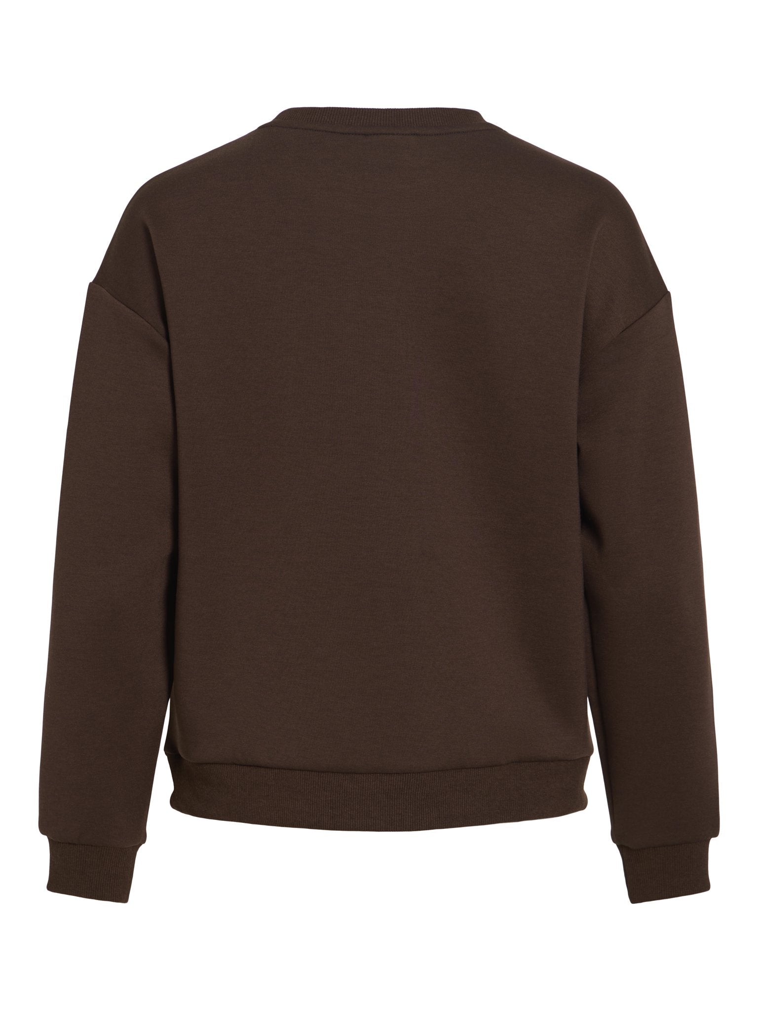 Vila Damen Sweatshirts Coffee Bean