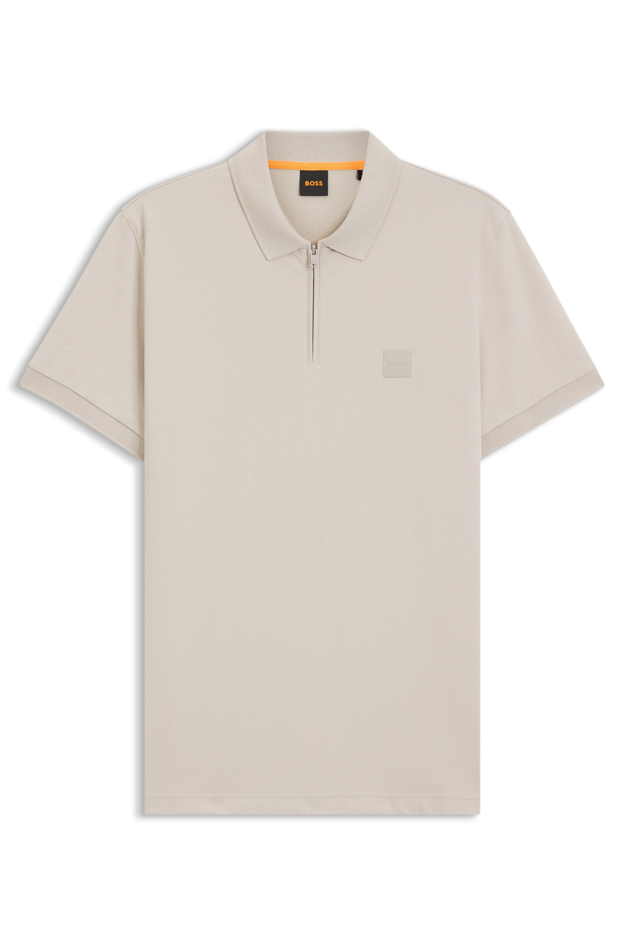 Boss Orange Herren Polo-Shirts Open Grey