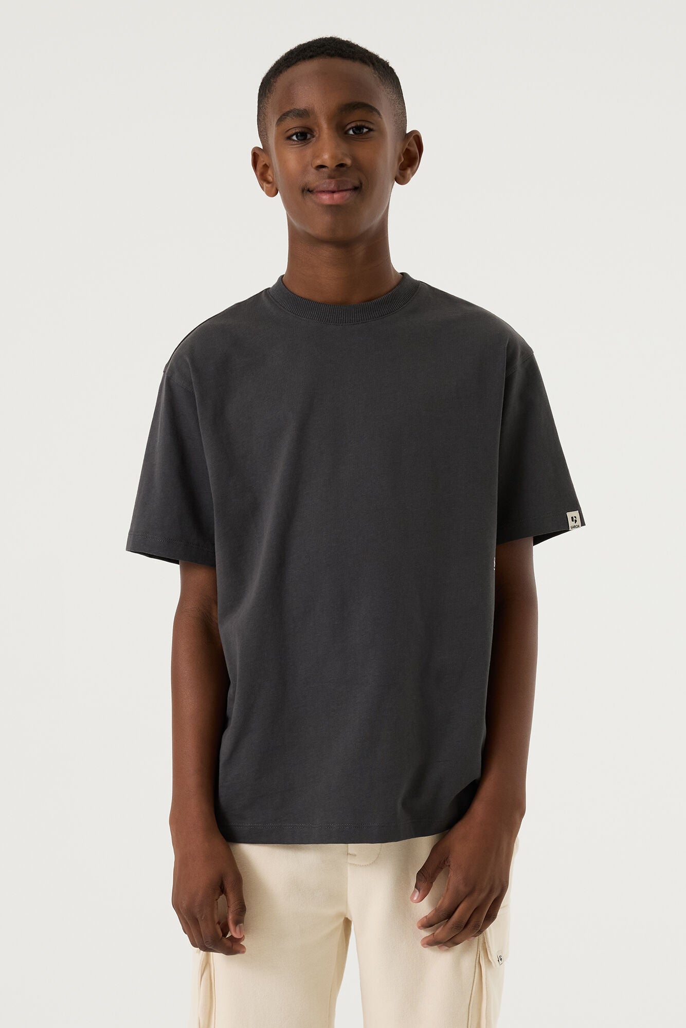 Garcia Jungen T-Shirts Dark Grey