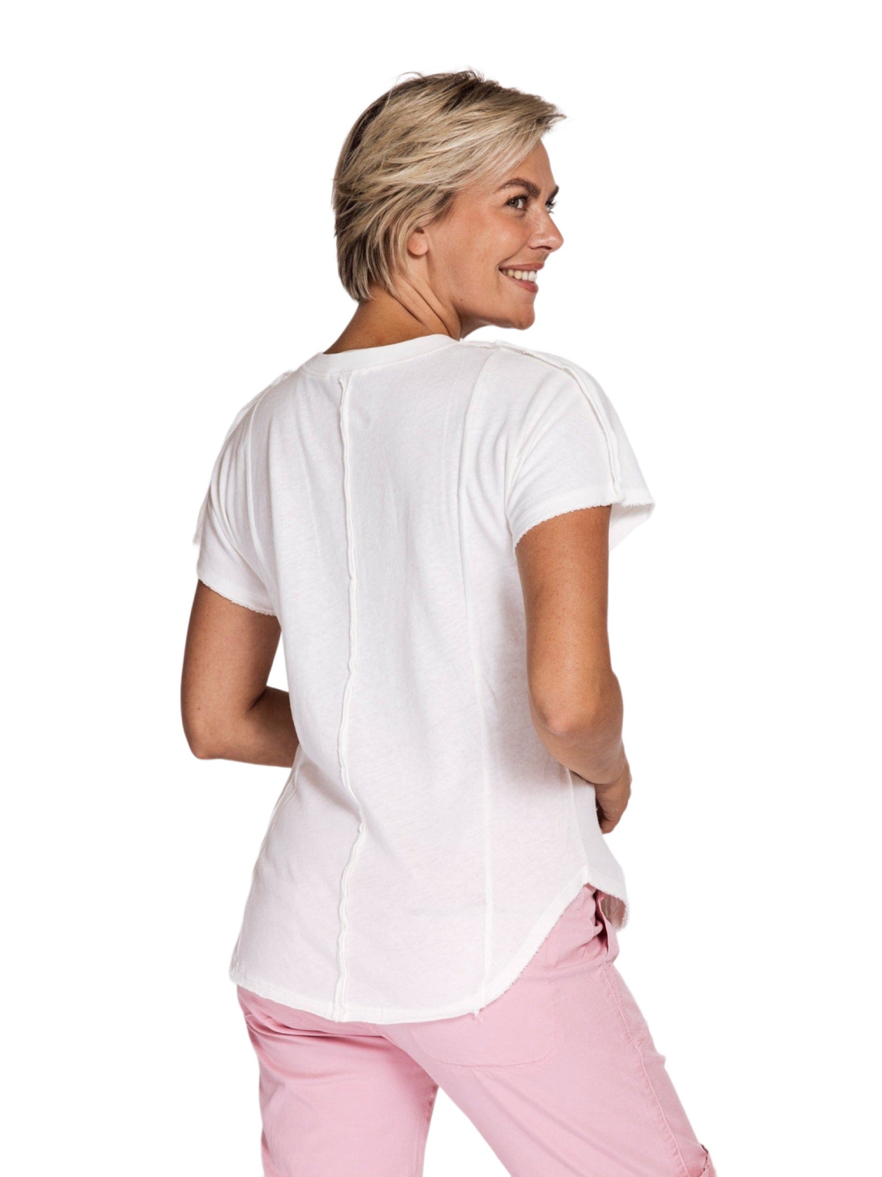 Zhrill Damen T-Shirts  White