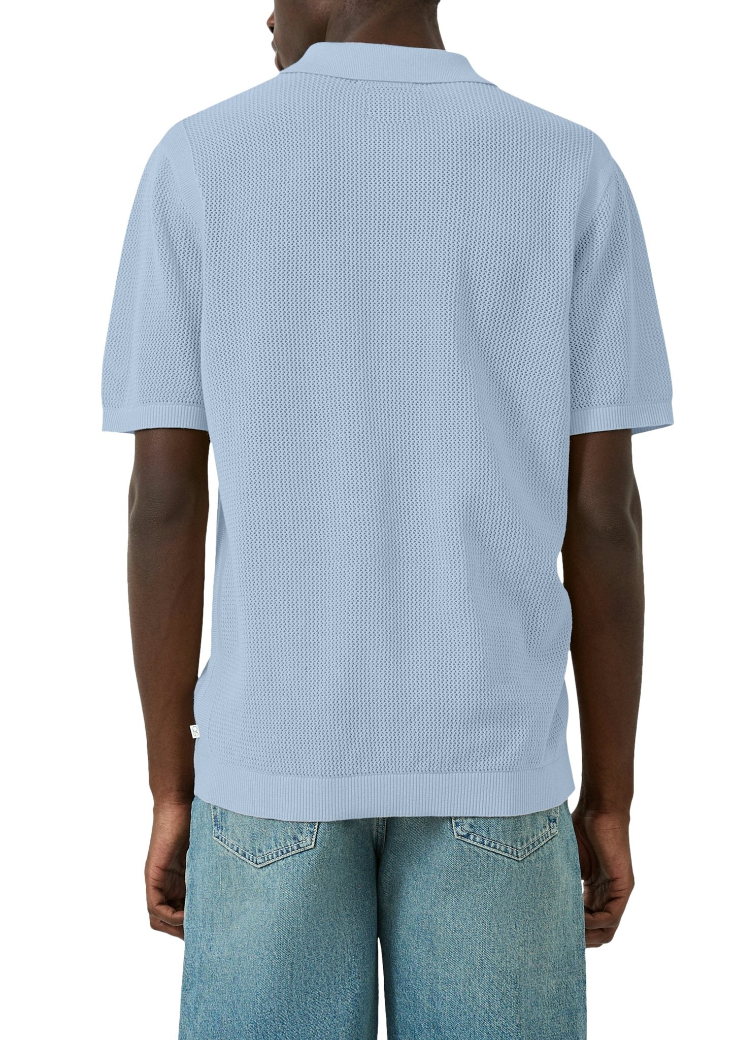 QS by S.Oliver Herren Polo-Shirts Blue