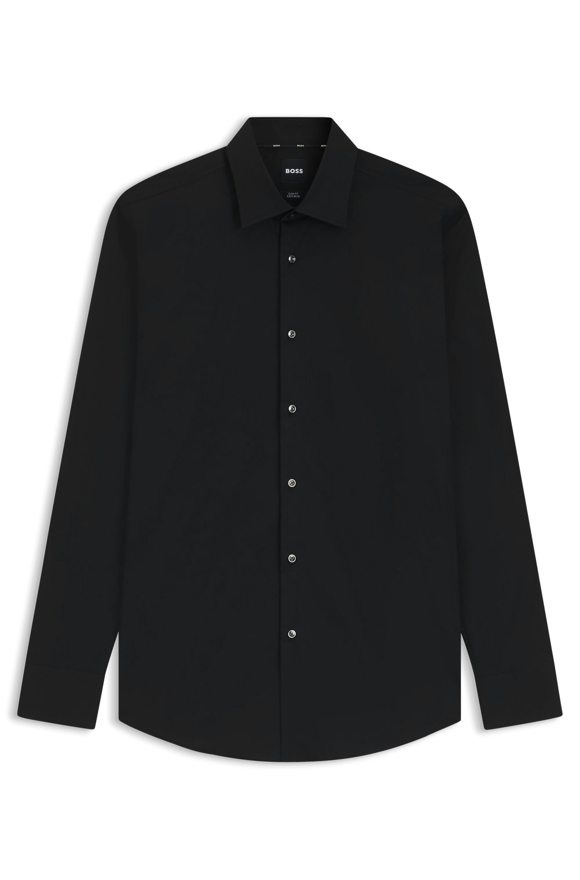 Boss Herren Hemden lang  Black