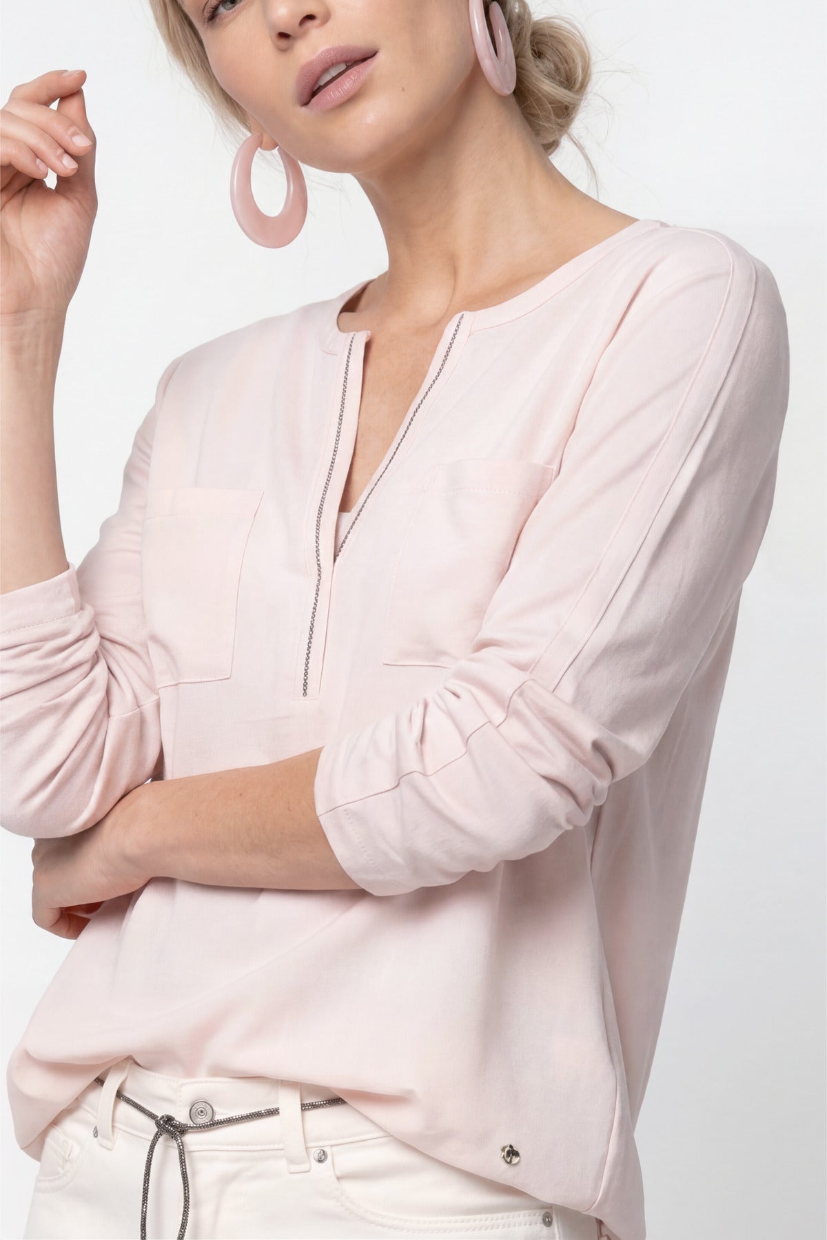 Monari Damen T-Shirts Rosewater