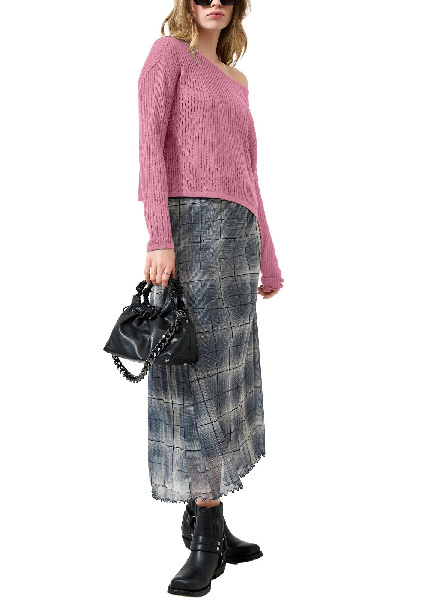 QS by S.Oliver Damen Pullover Lilac/Pink