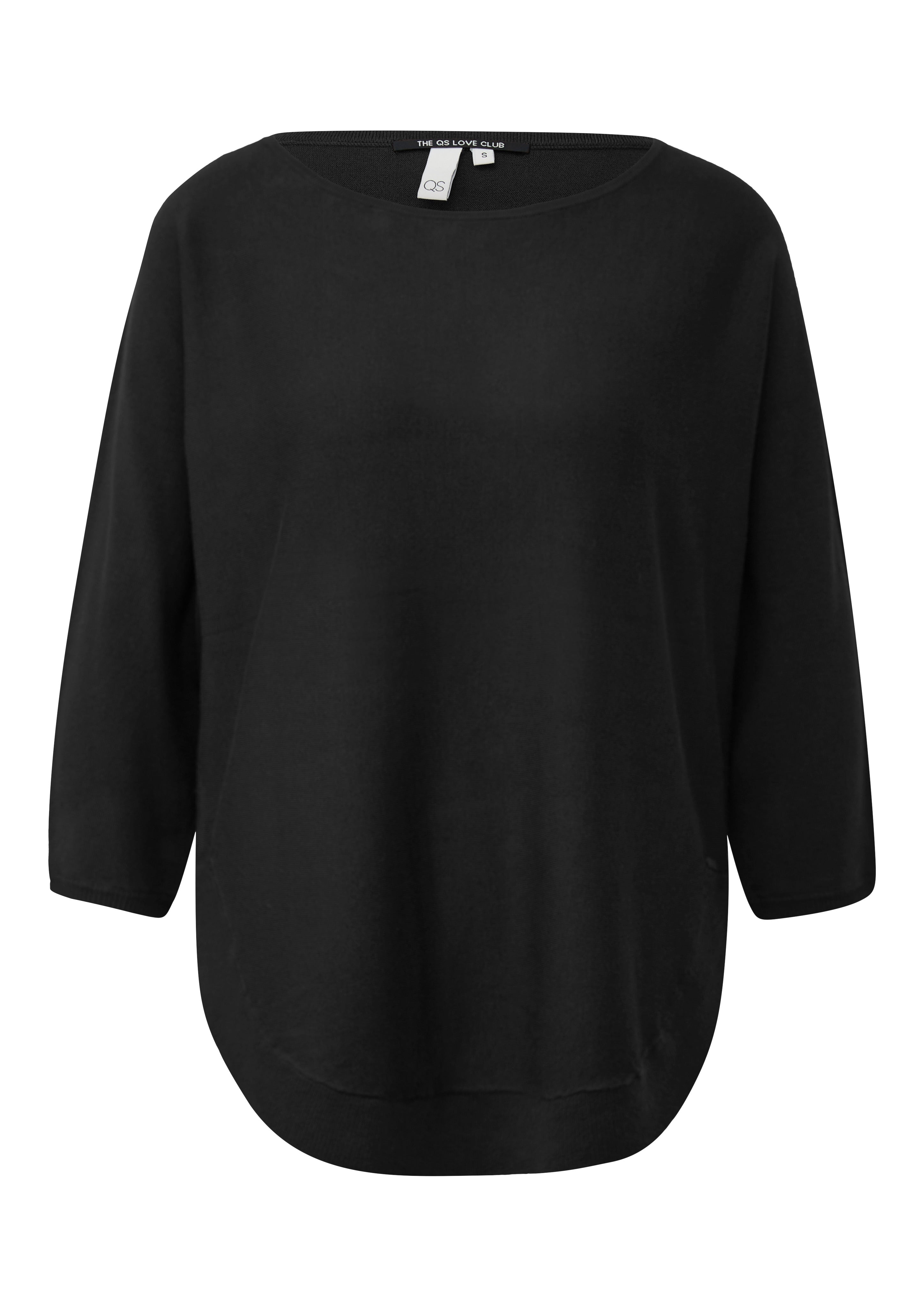 QS by S.Oliver Damen Pullover  Grey/Black