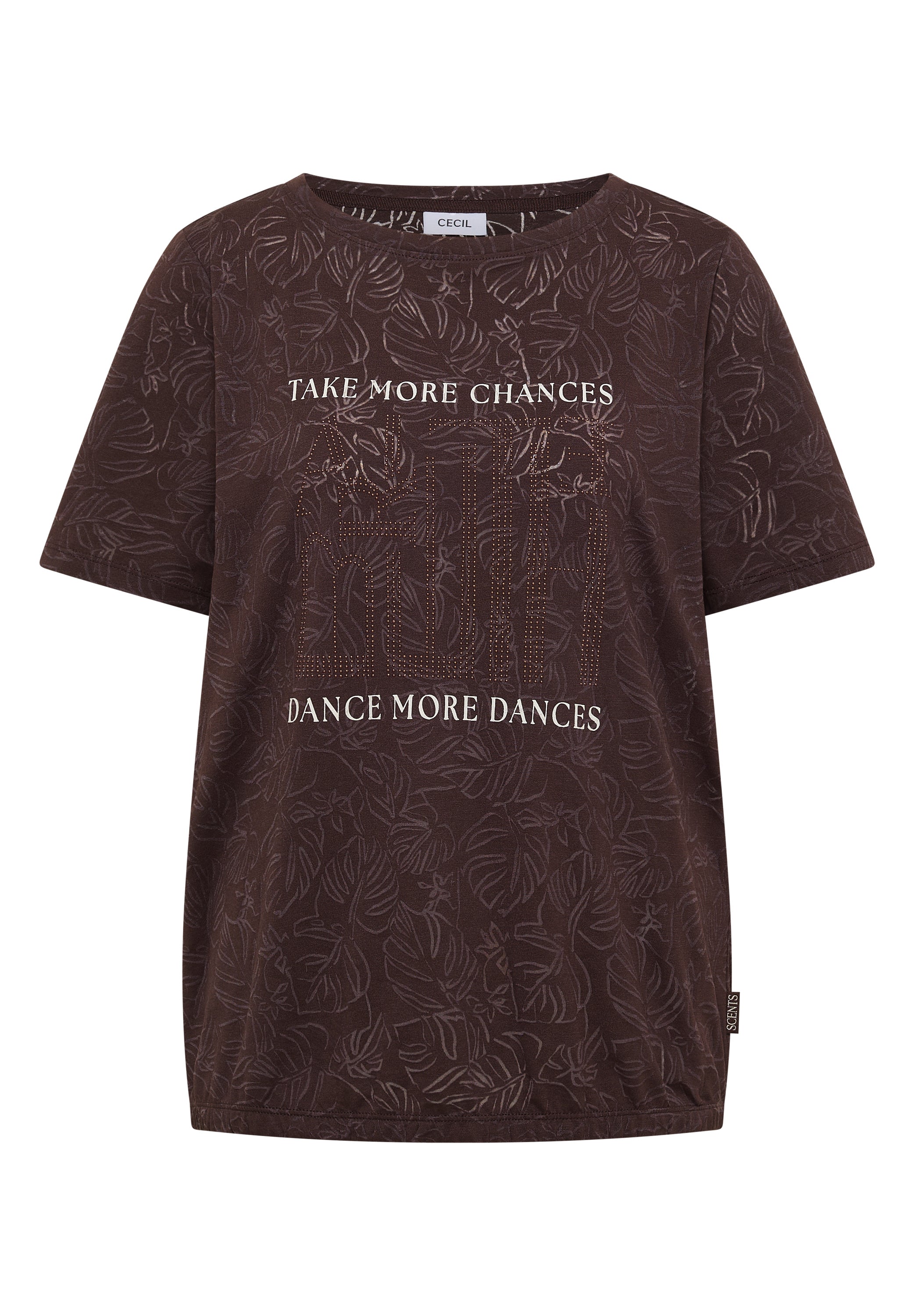 Cecil Damen T-Shirts  Brown Cac