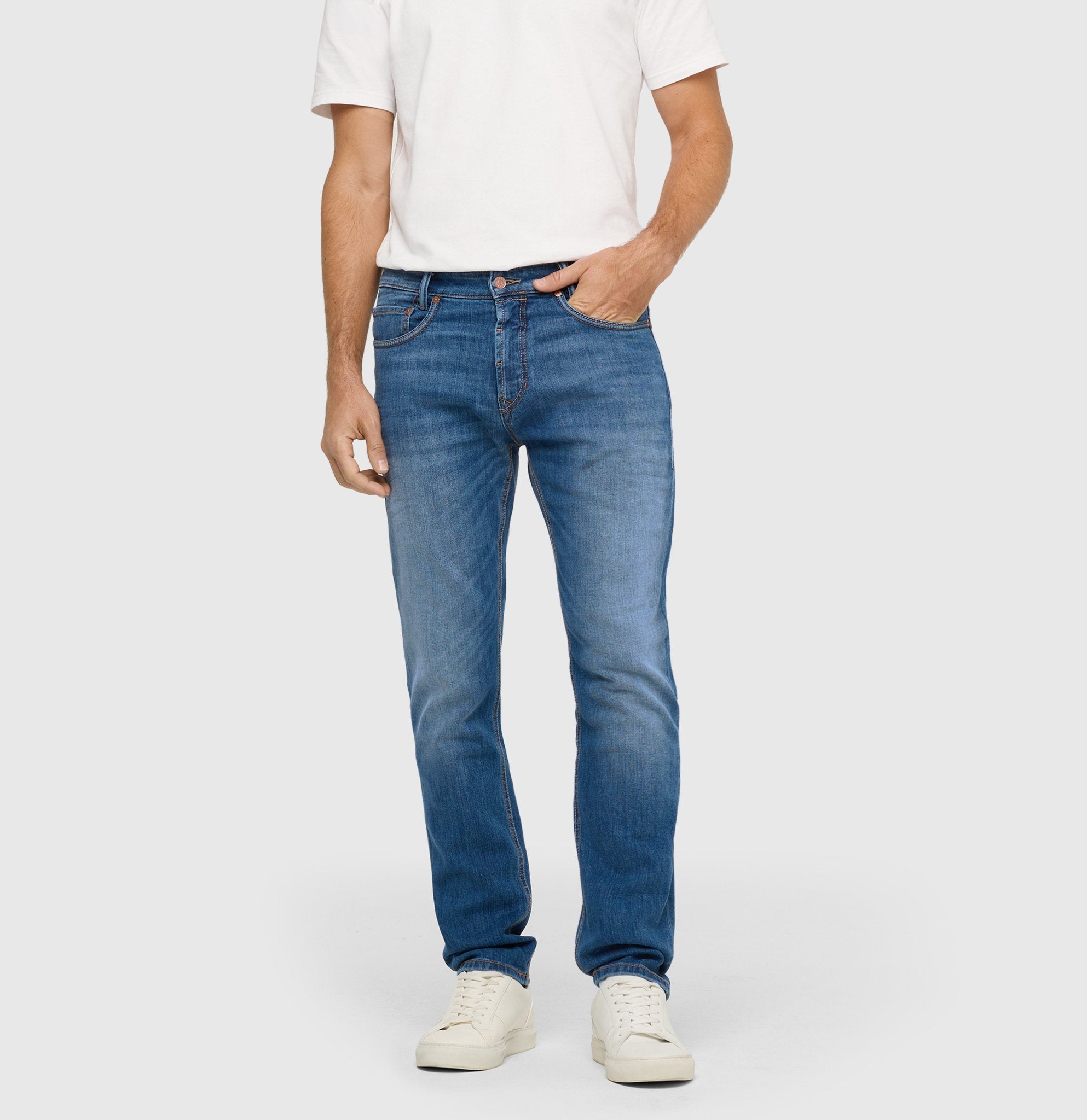 Mac Herren Jeans H Hemp Midbl