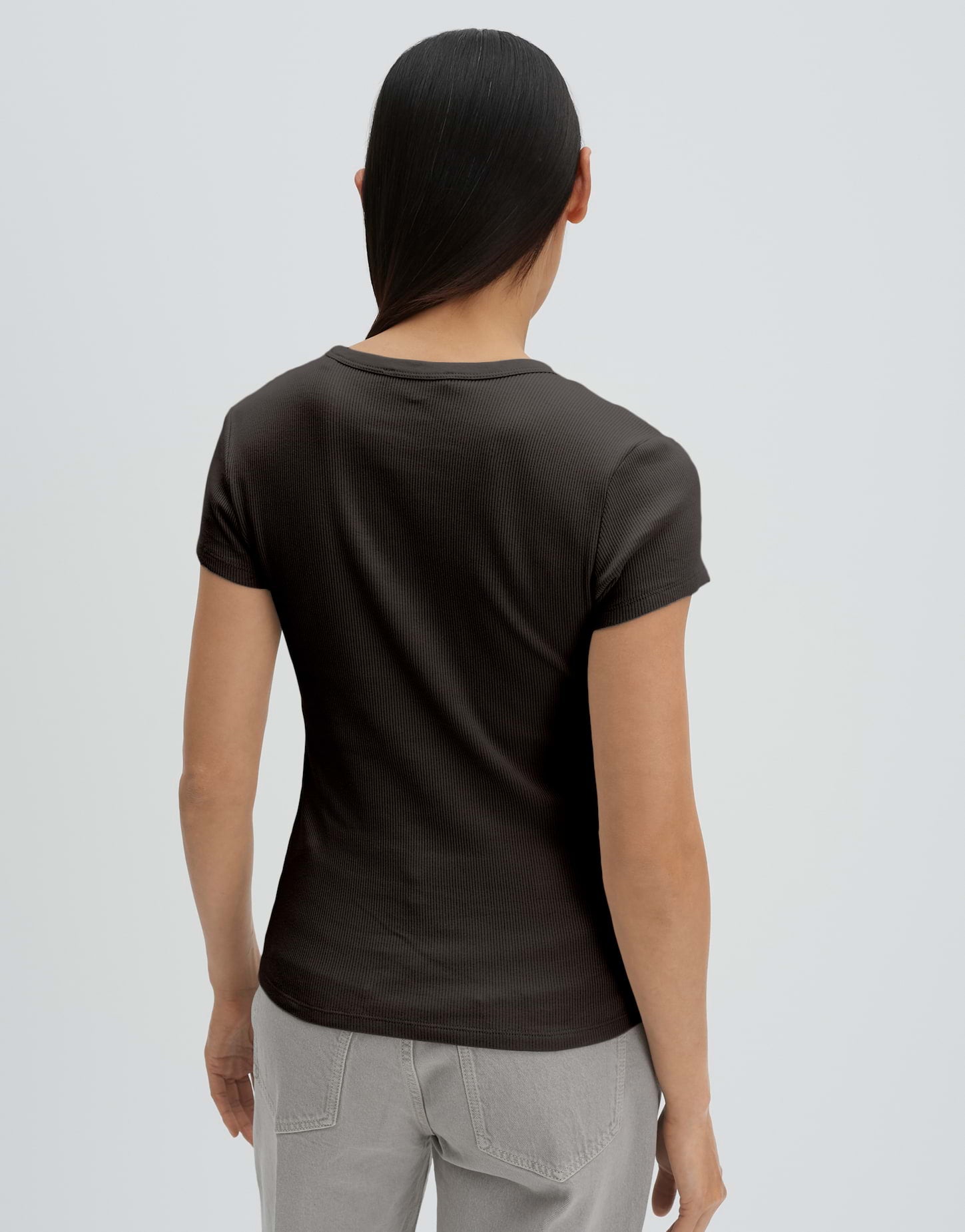 Someday Damen T-Shirts Dark Truffle