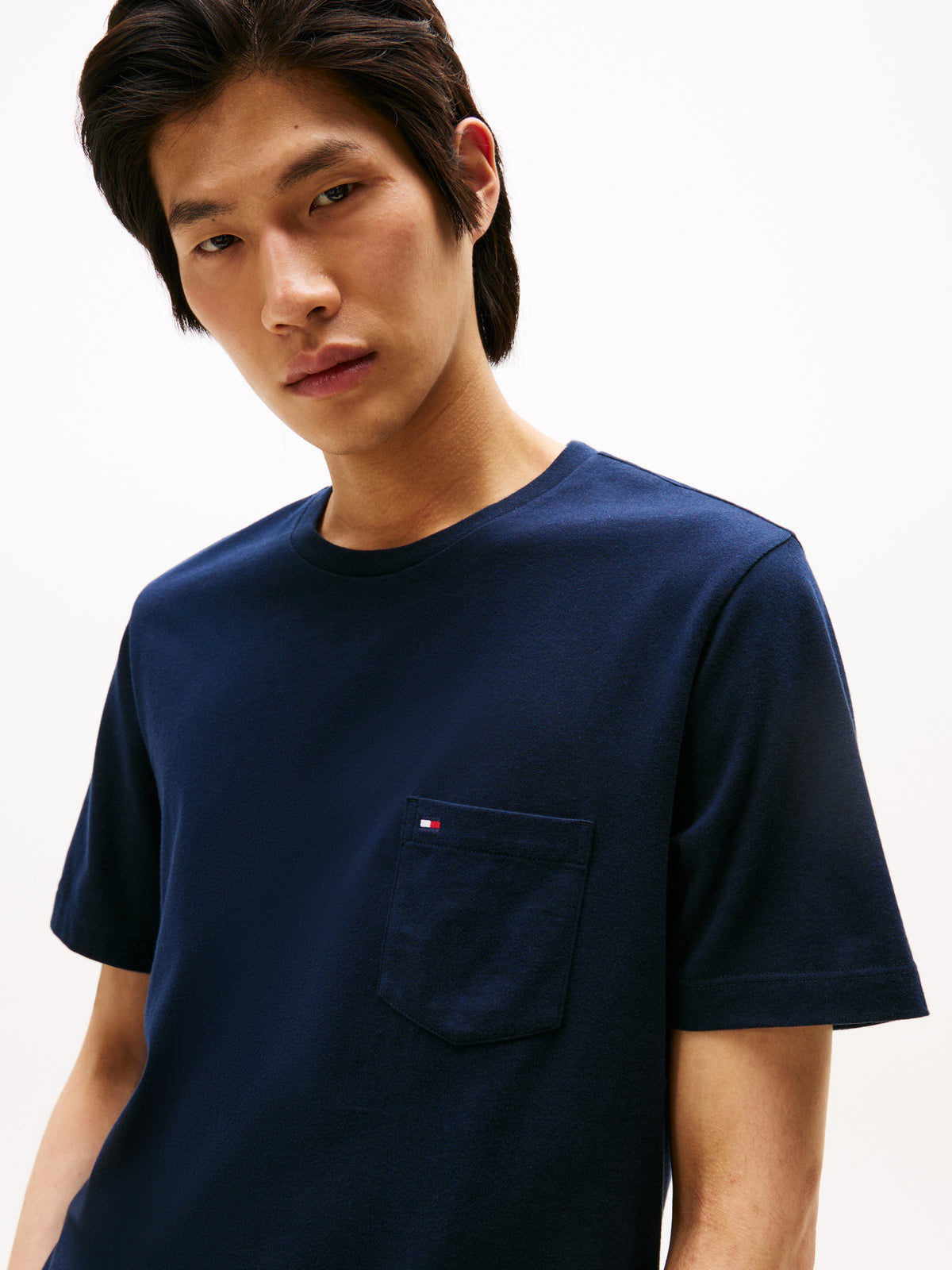 Tommy Hilfiger Herren T-Shirts kurz Dw Blue