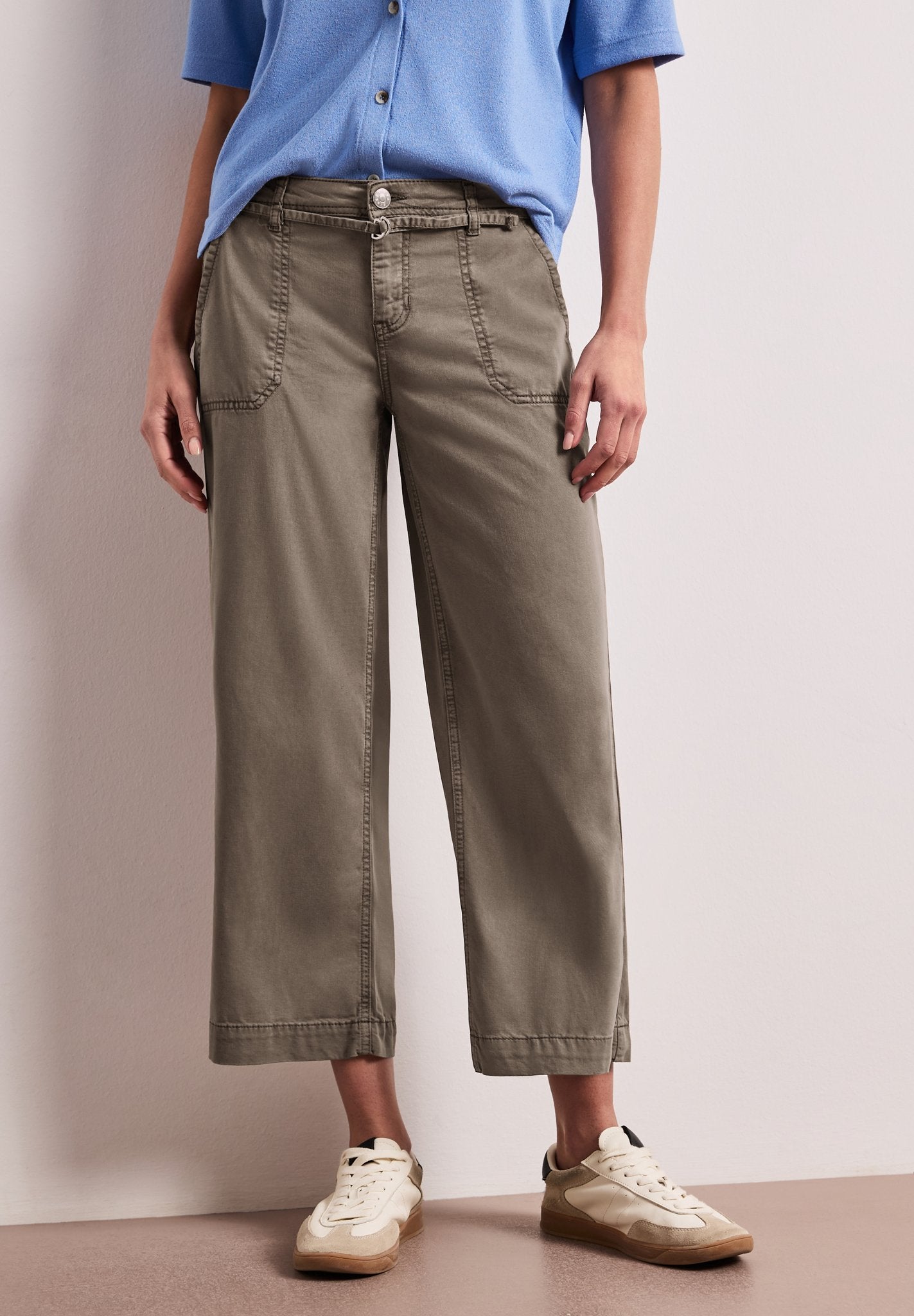 Street One Damen Hosen  Brown Was