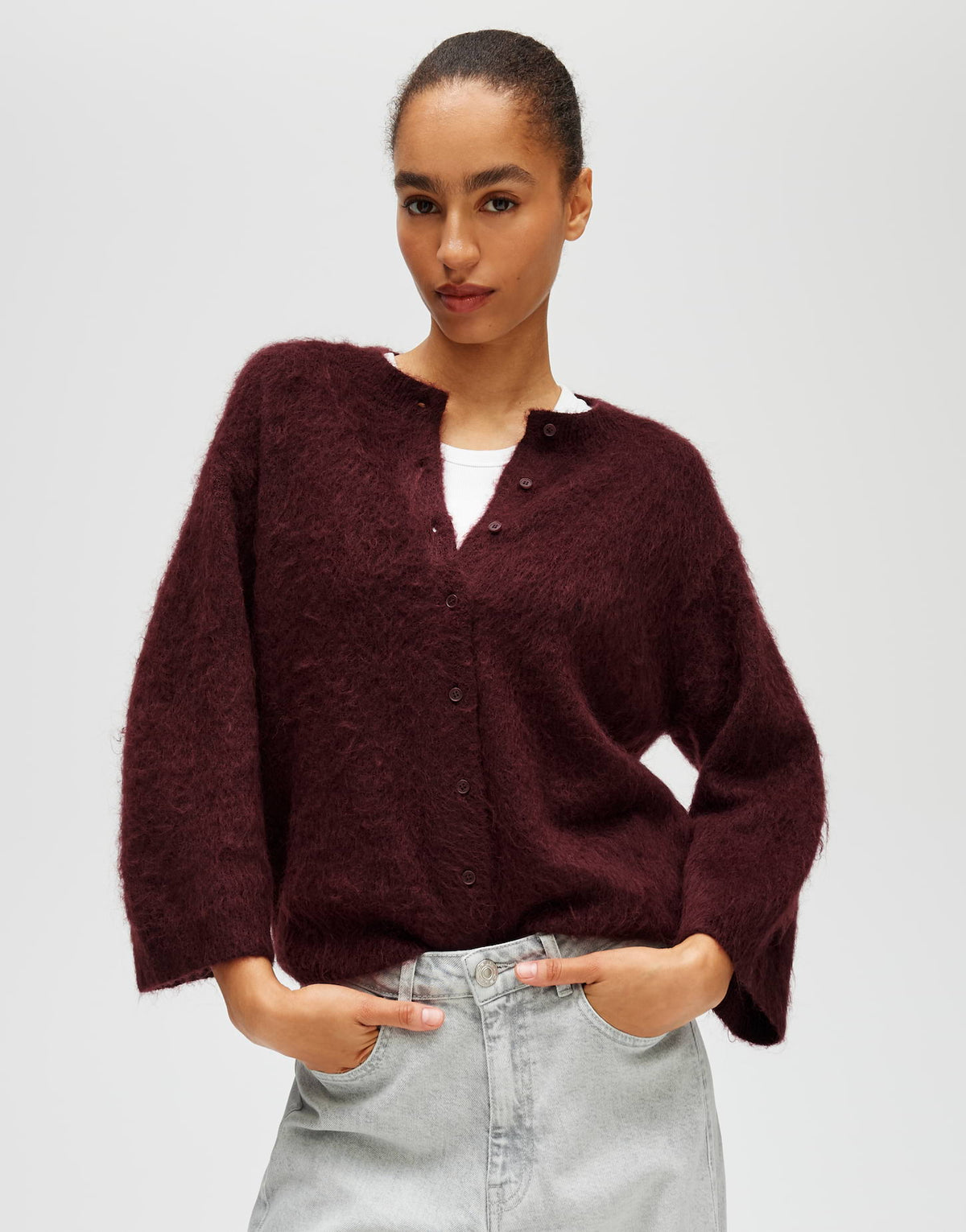 Opus Damen Pullover Cherry Jam