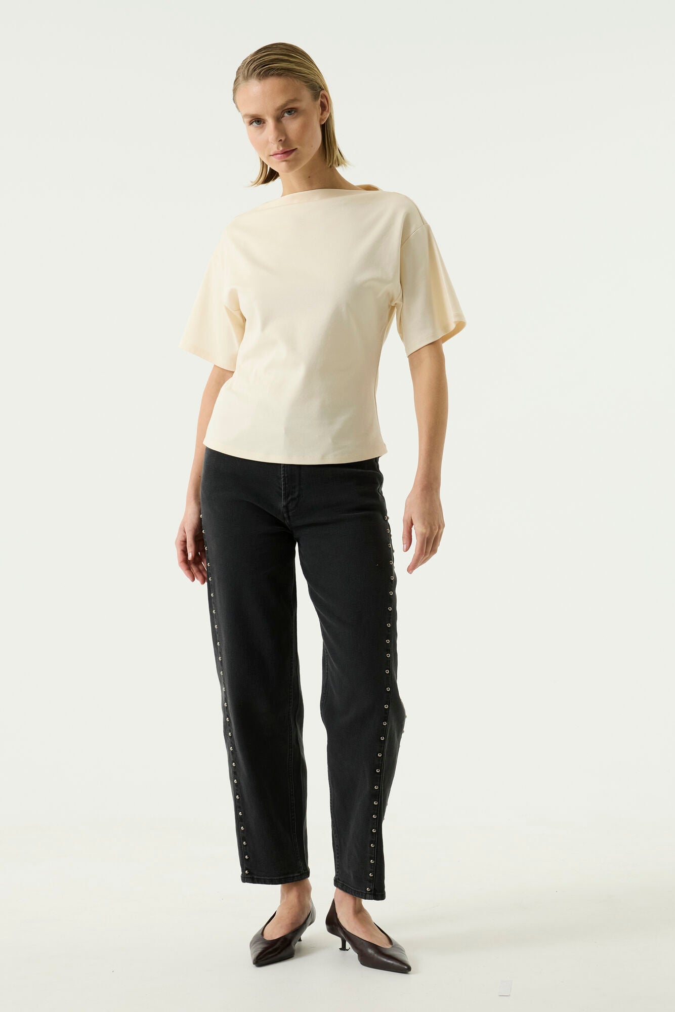 Garcia Damen T-Shirts Whitecap