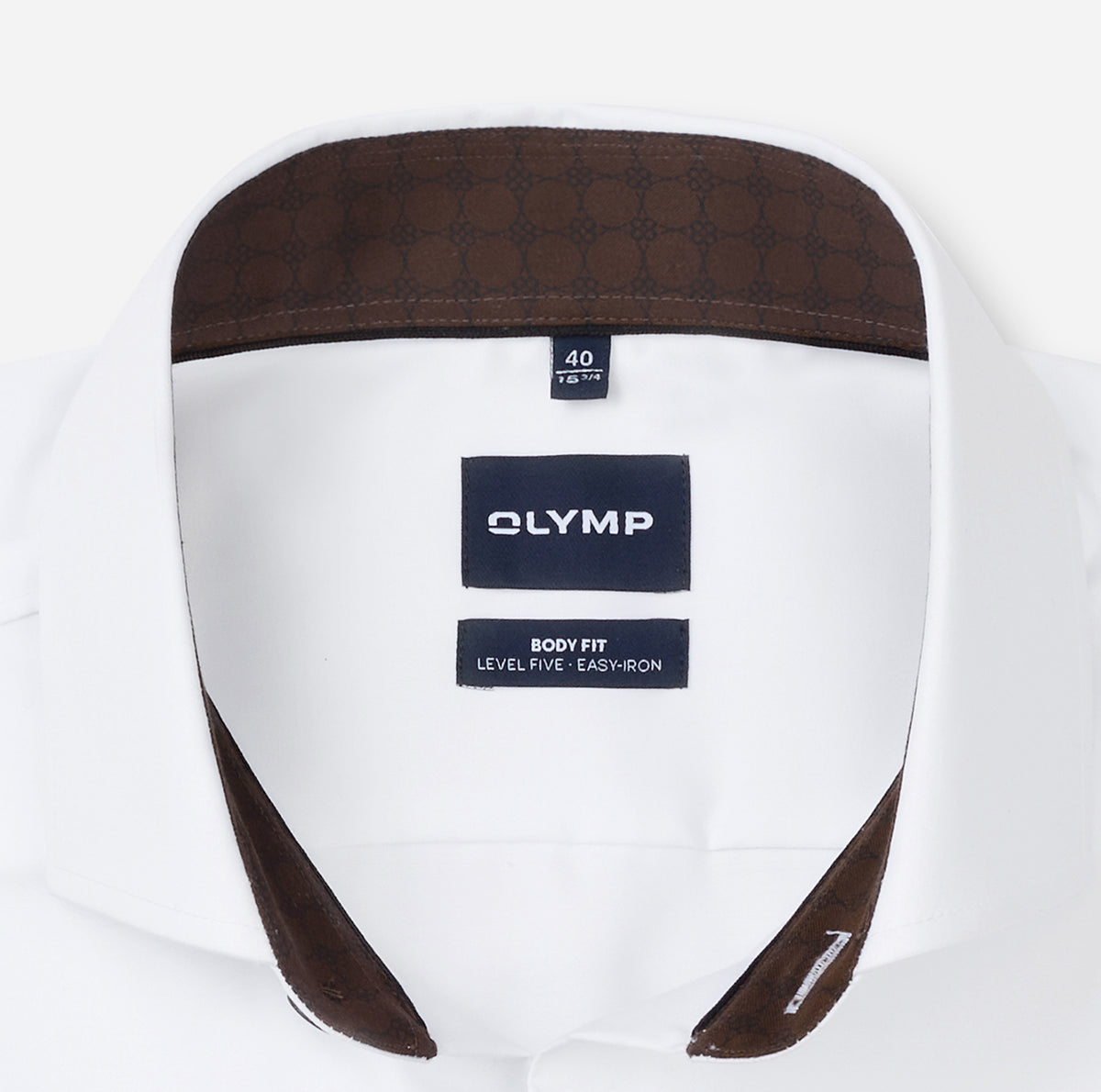 Olymp Herren Hemden lang  Weiss