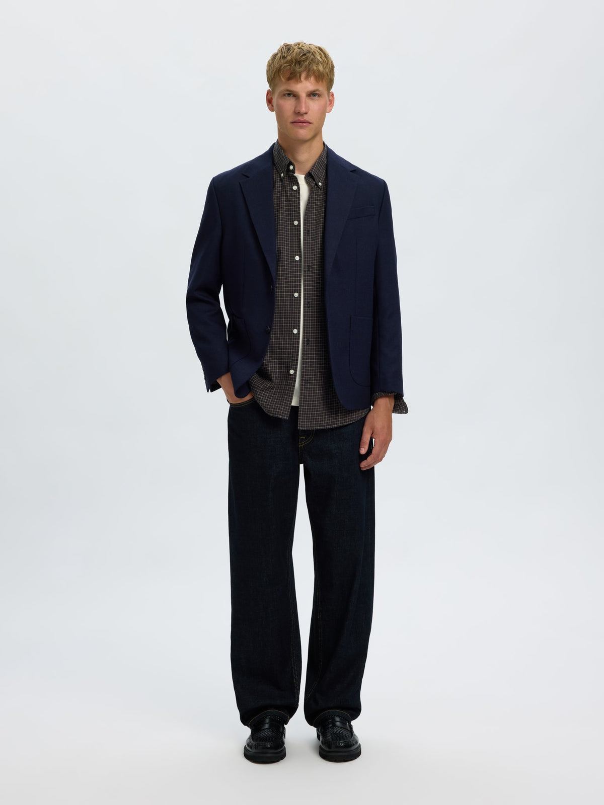 Selected homme Herren Hemden Dark