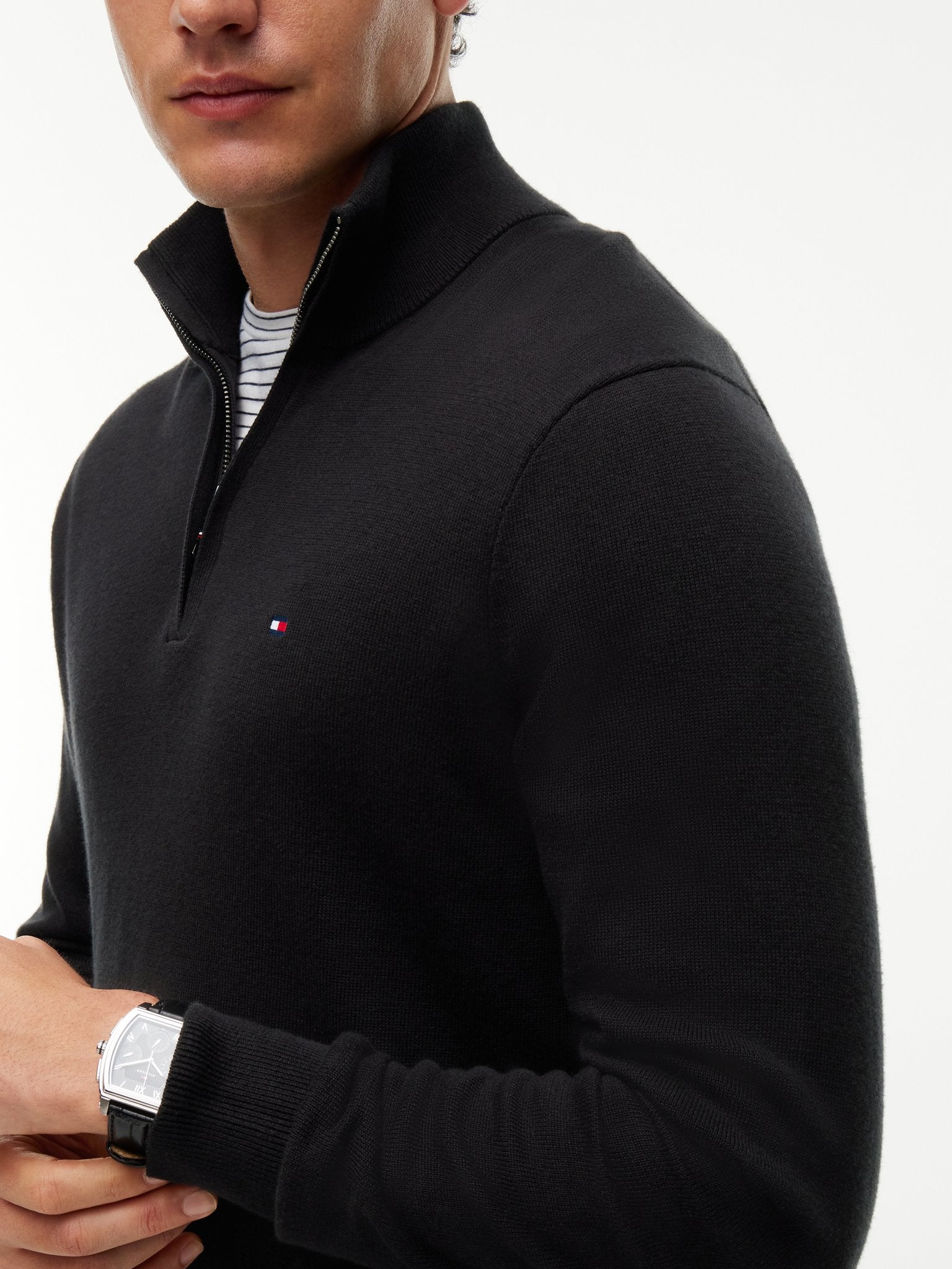 Tommy Hilfiger Herren Pullover Bds Black