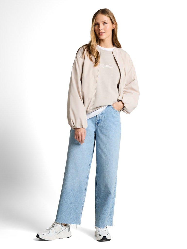 Tom Tailor denim Damen Hosen Used Light Ston
