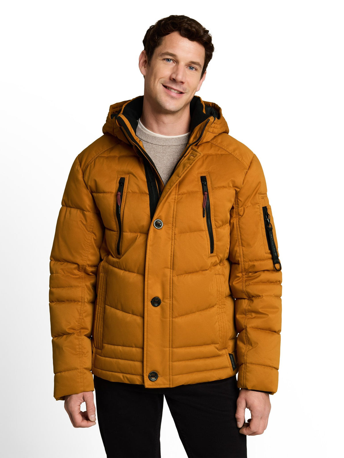 Tom Tailor Herren Jacken Peanut Butter B