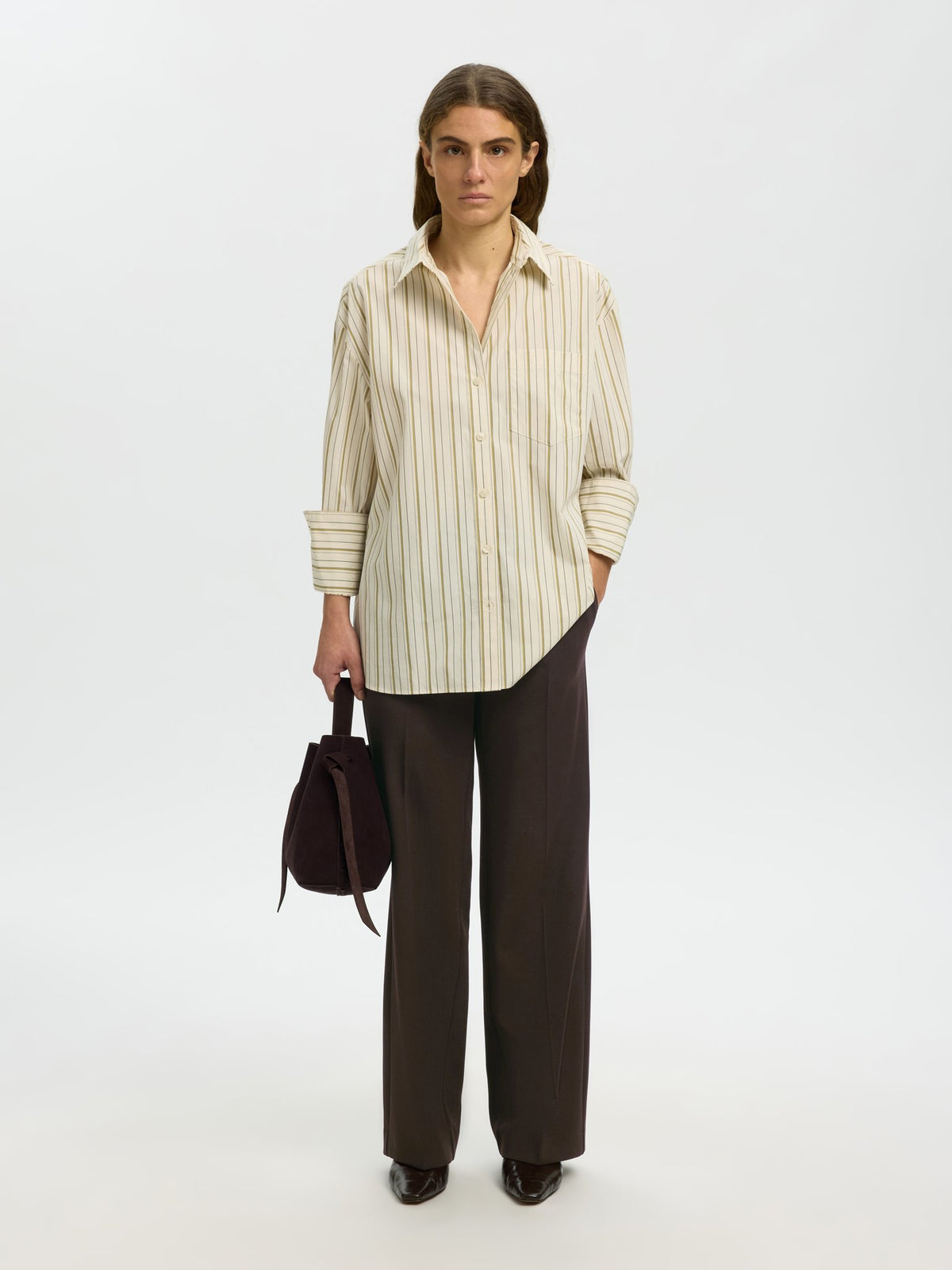 Selected Femme Damen Hosen Delicioso/Melan