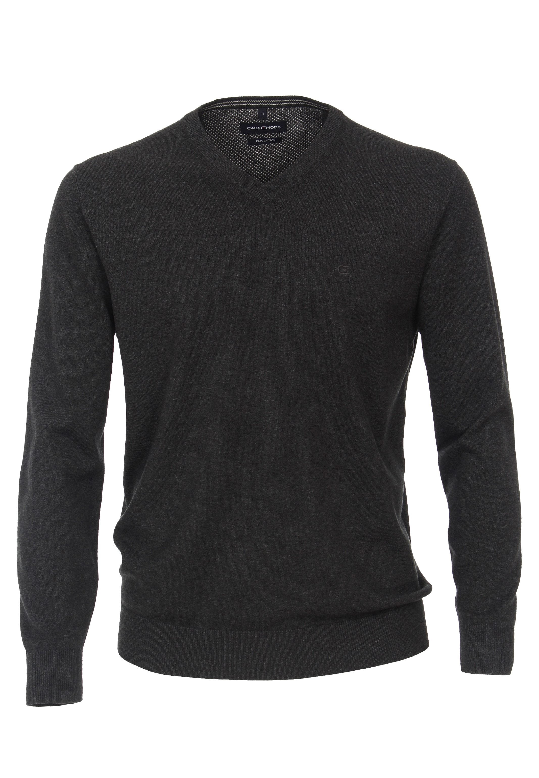 Casa Moda Herren Pullover  Anthrazit