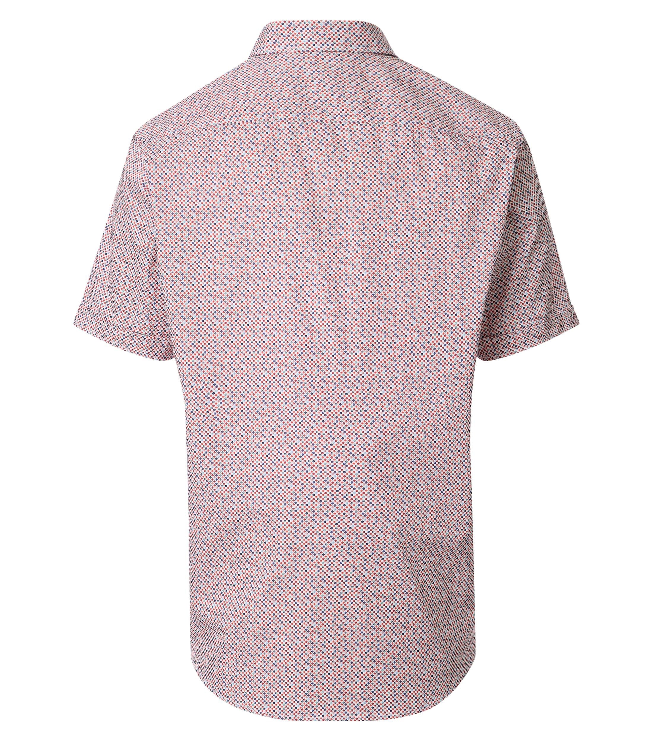 Casa Moda Herren Hemden kurz  Rot