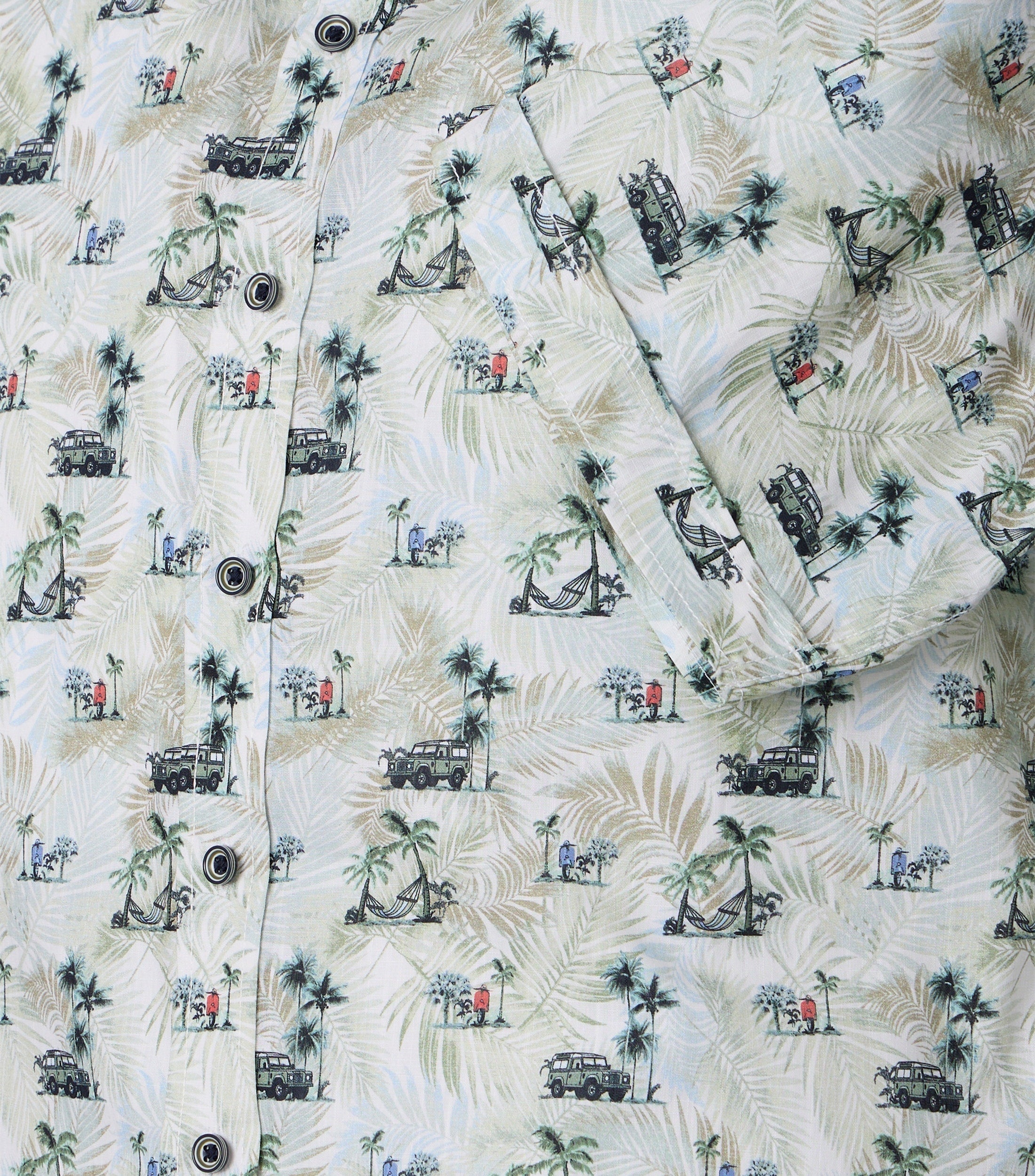 Casa Moda Herren Hemden kurz  Gruen