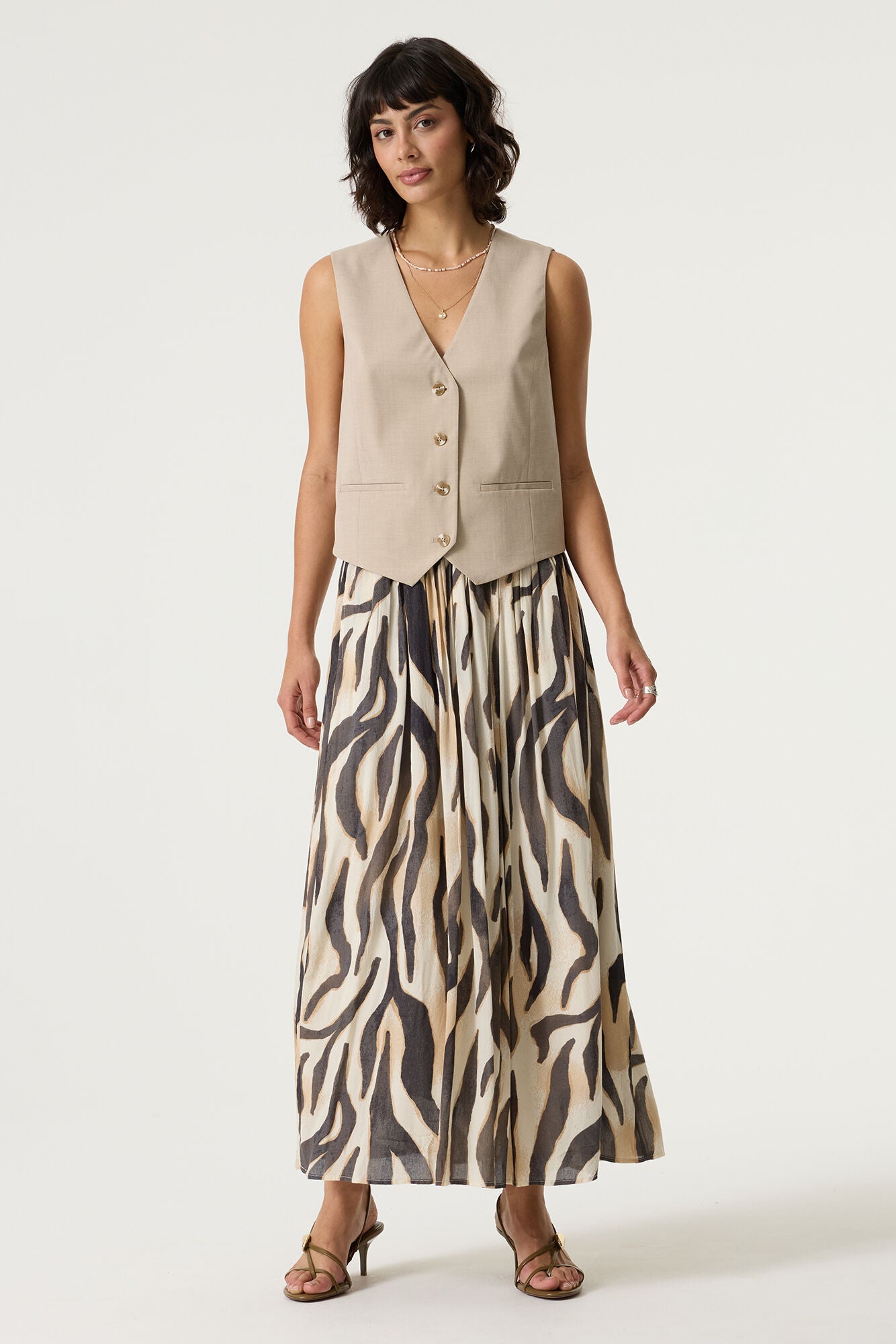 Garcia Damen Blazer Salt Sand