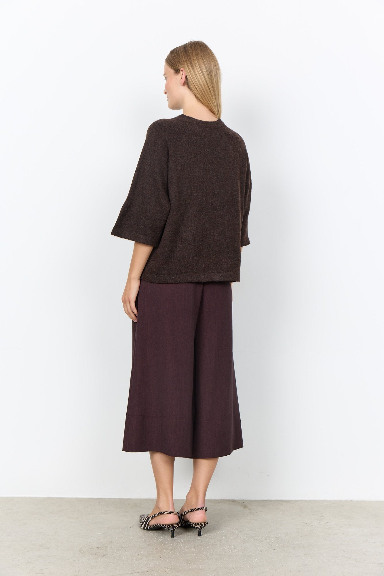 Soya Concept Damen Pullover Chocolate Plum