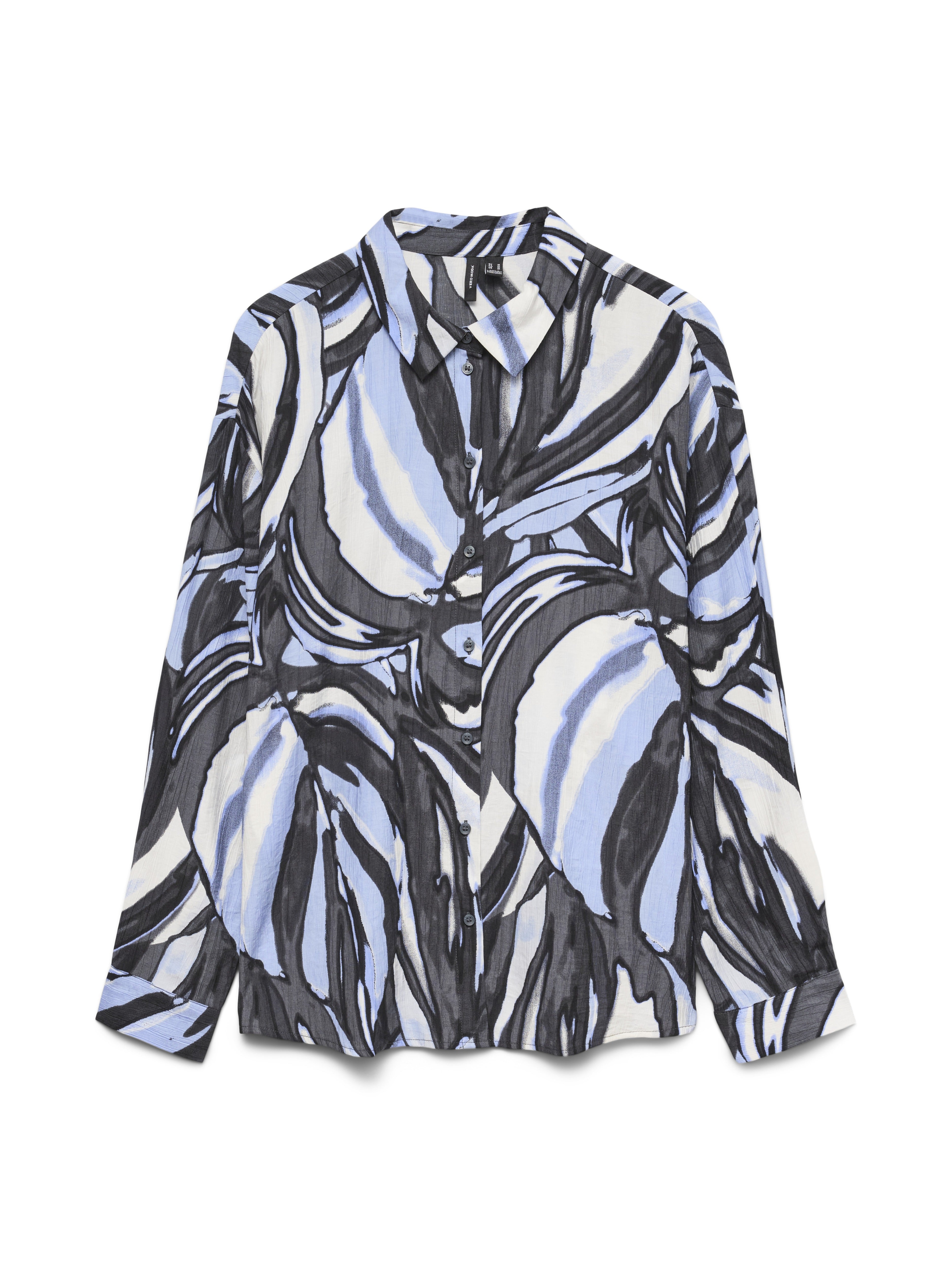 Vero Moda Damen Blusen Brunnera Blue/V