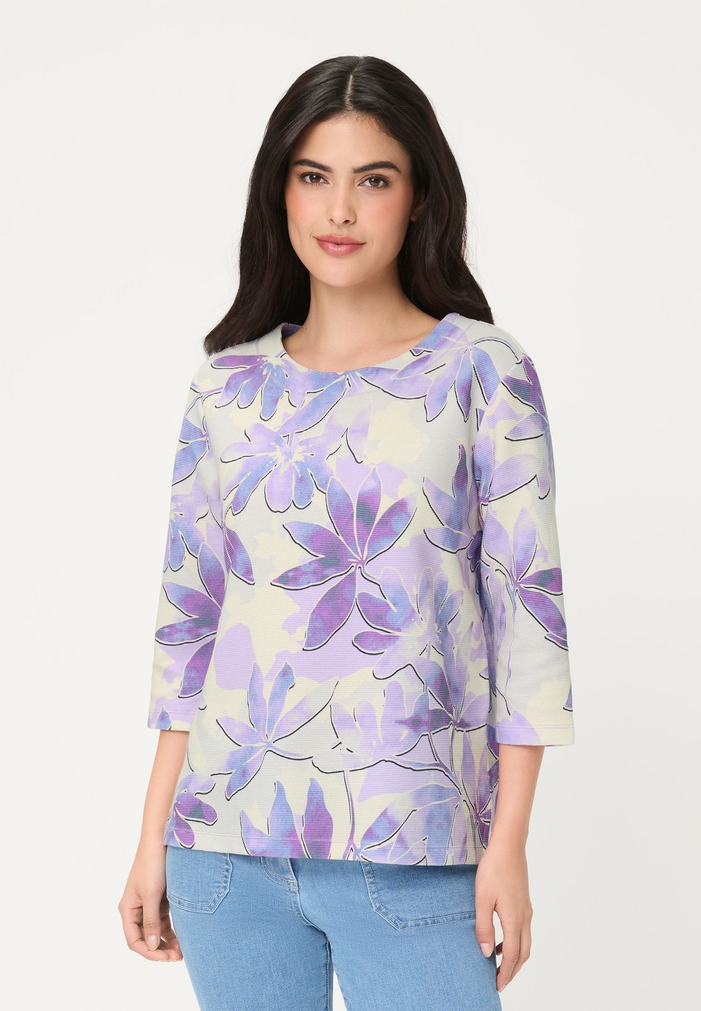Olsen Damen Sweatshirts Purple Ro