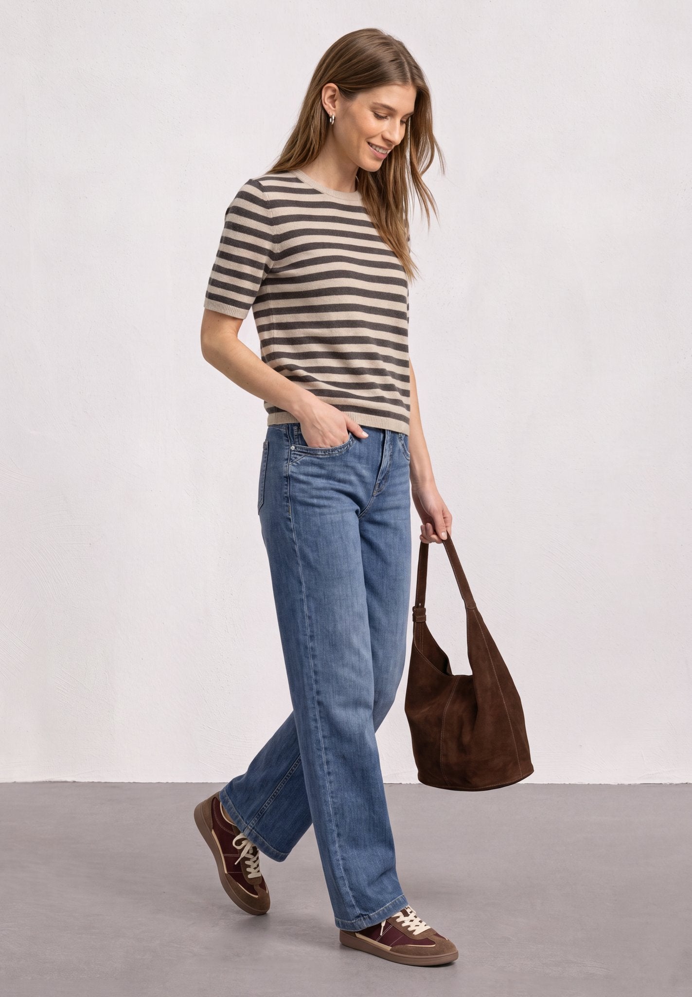 Street One Damen Pullover Clay Sand