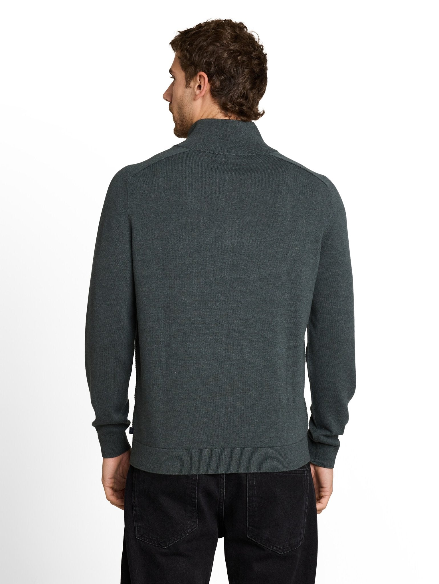 Tom Tailor Herren Pullover Darkest Olive M