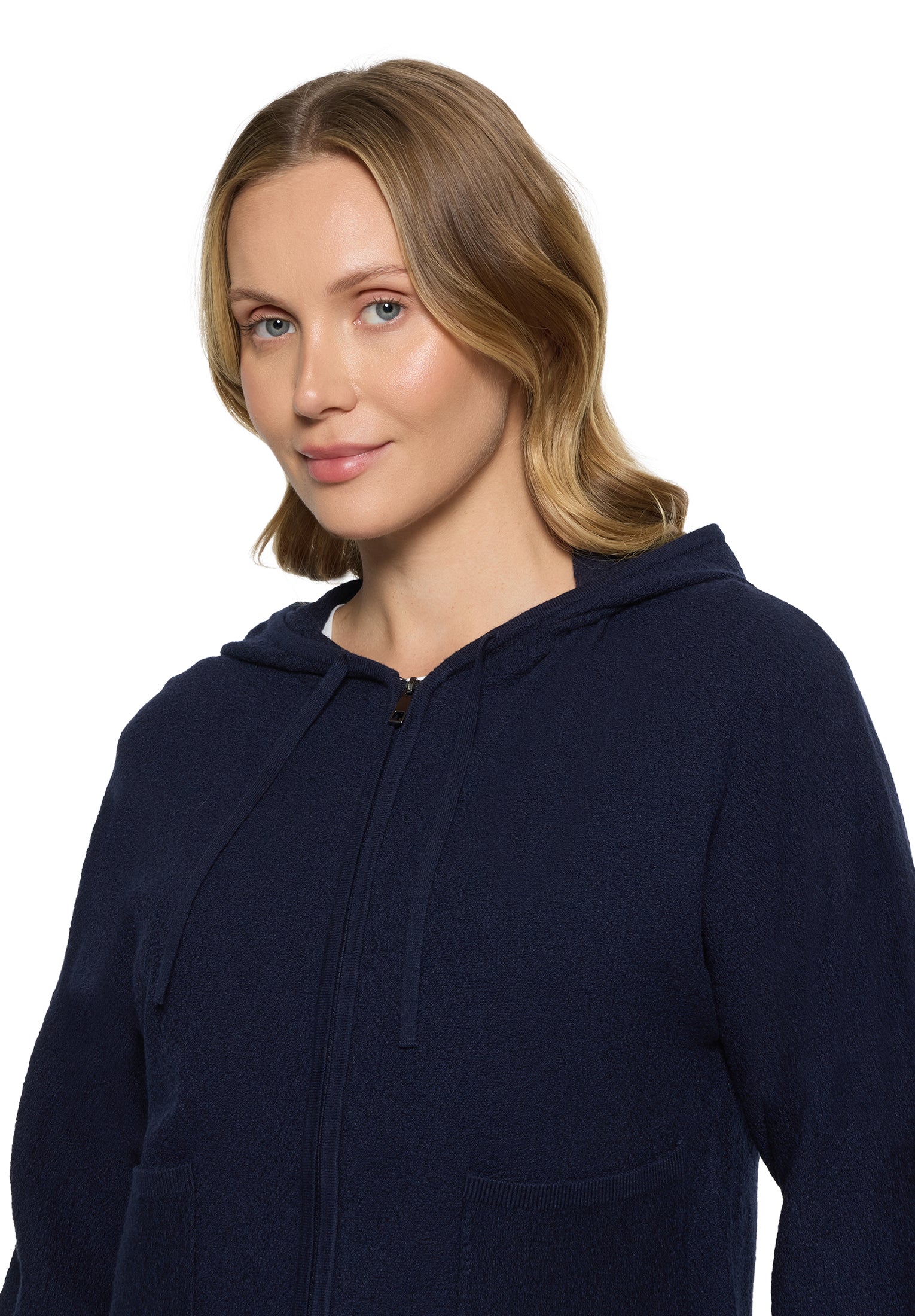 Betty & Co Damen Strickjacken Navy Blue