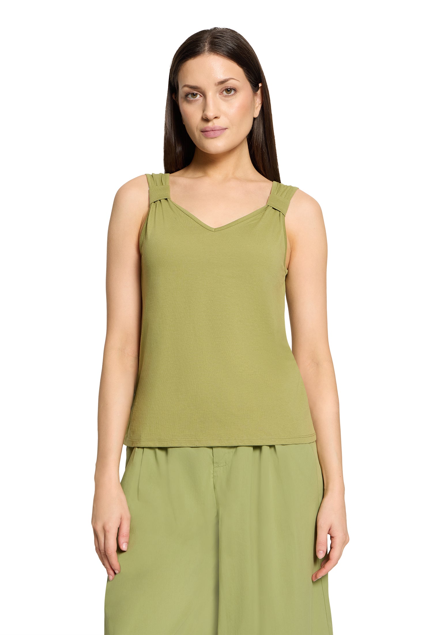 Cartoon Damen Tops Mosstone