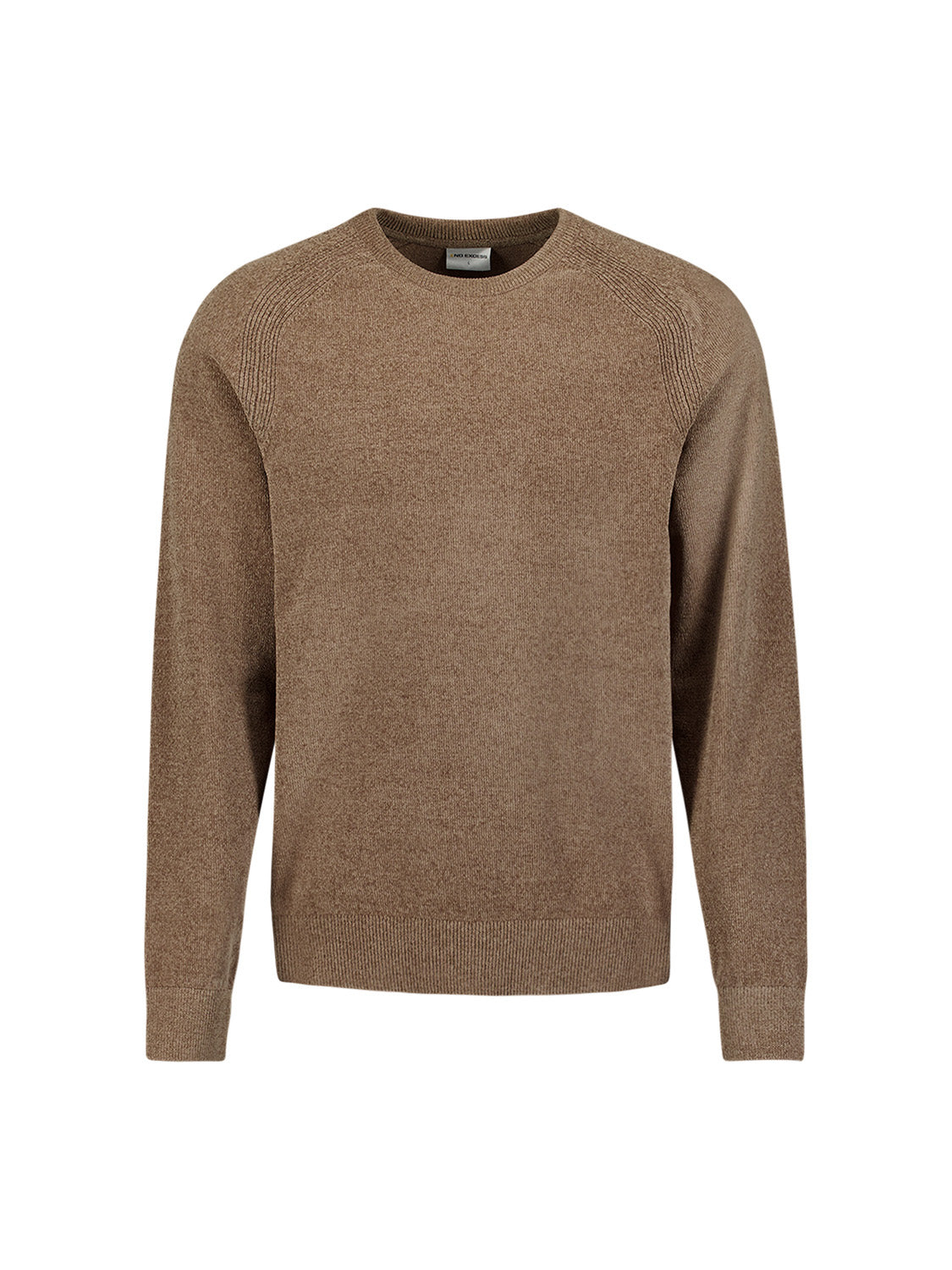 No Excess Herren Pullover Light Brown
