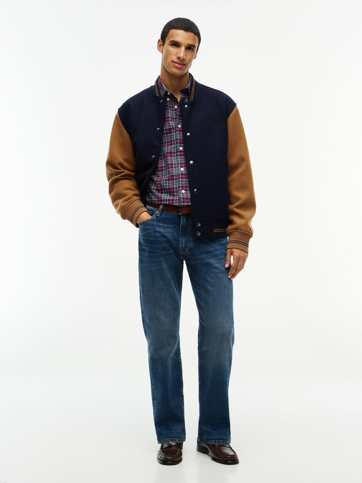 Tommy Hilfiger Herren Hemden Ms Blue