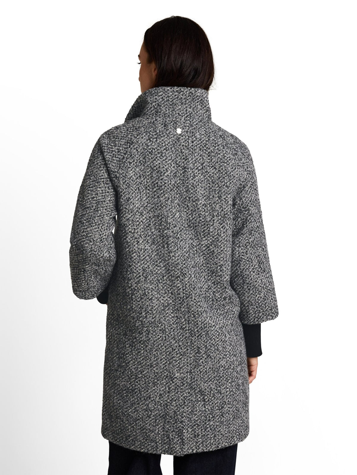 Tom Tailor Damen Mantel Grey Black Mela